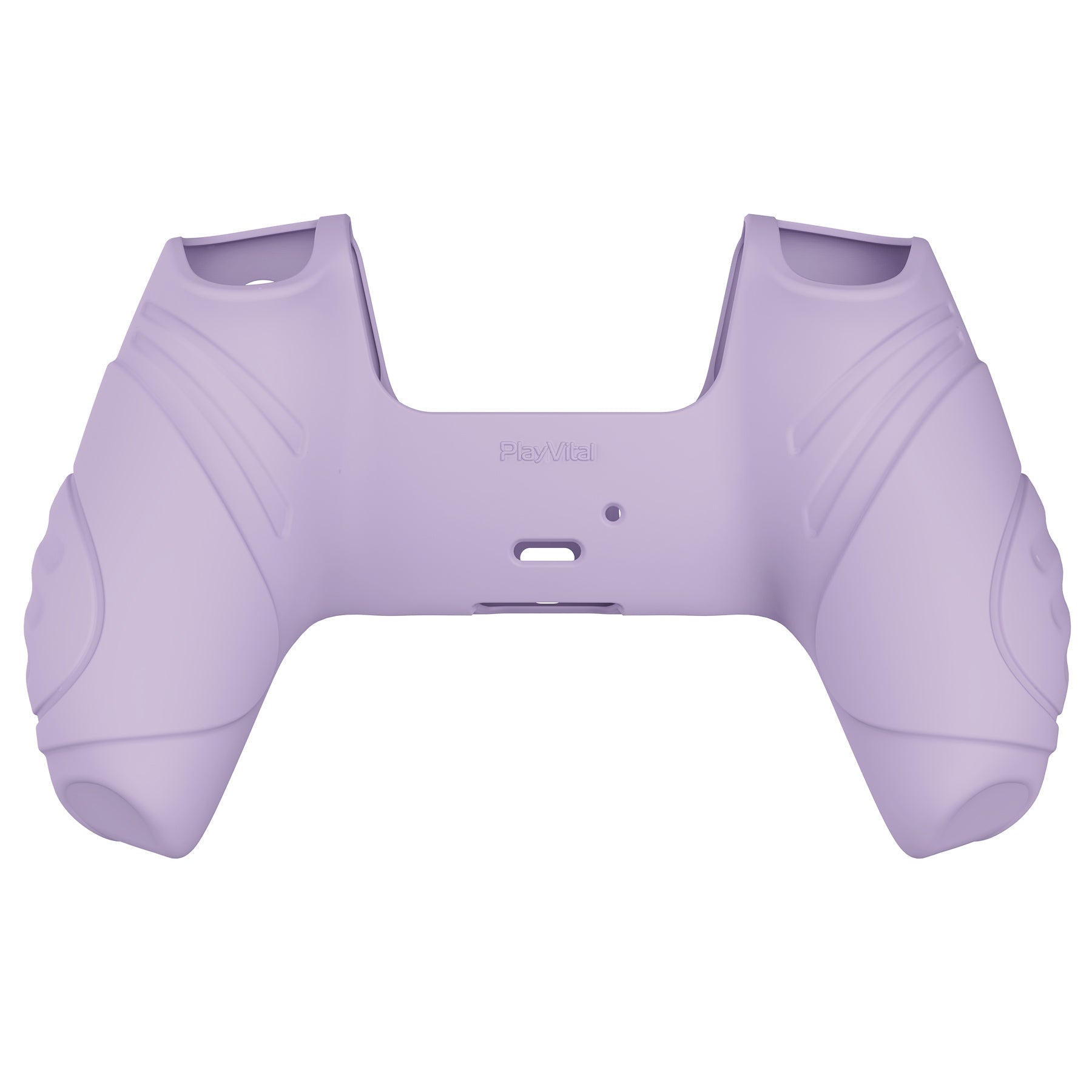 PlayVital Guardian Edition Anti-Slip Silicone Cover Skin with Thumb Grip Caps for PS5 Wireless Controller - Mauve Purple PlayVital