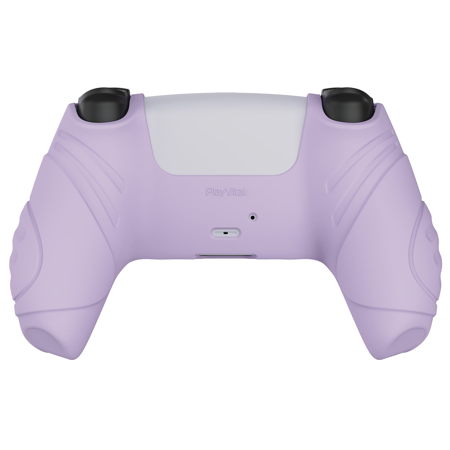 PlayVital Guardian Edition Anti-Slip Silicone Cover Skin with Thumb Grip Caps for PS5 Wireless Controller - Mauve Purple PlayVital