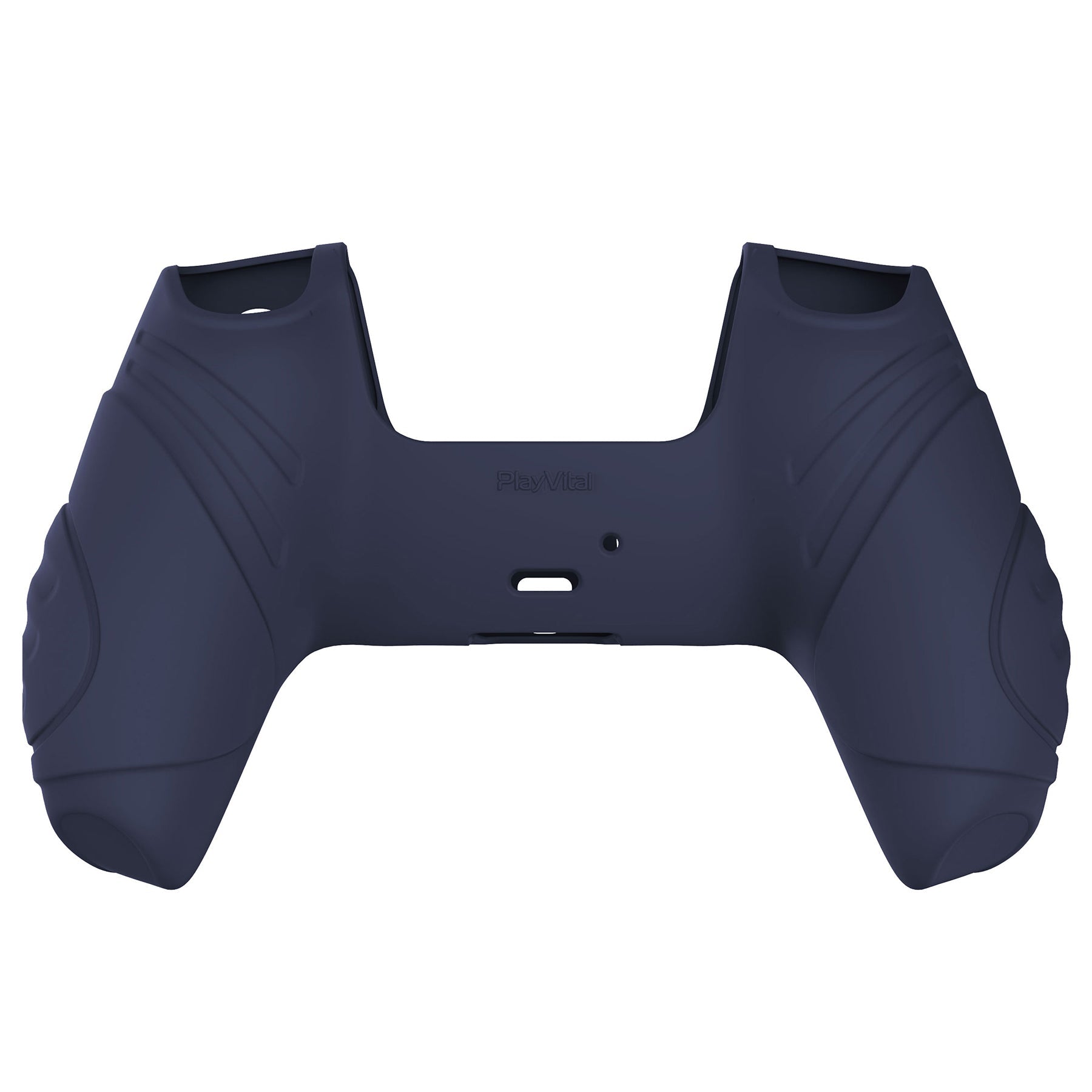 PlayVital Guardian Edition Anti-Slip Silicone Cover Skin with Thumb Grip Caps for PS5 Wireless Controller - Midnight Blue PlayVital