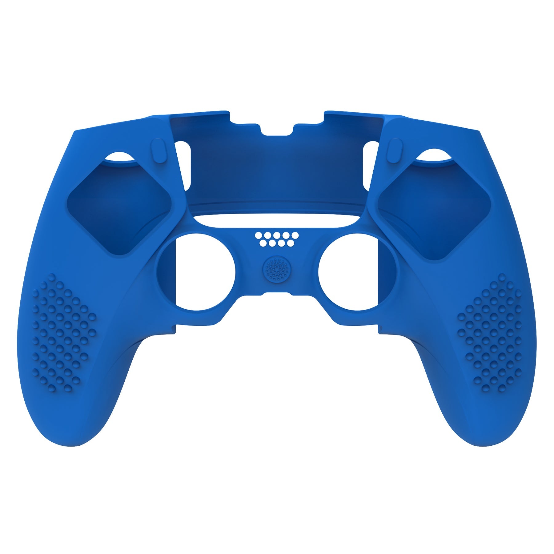 PlayVital 3D Studded Edition Anti-Slip Silicone Cover Case with Thumb Grip Caps for PS5 Edge Controller - Blue PlayVital