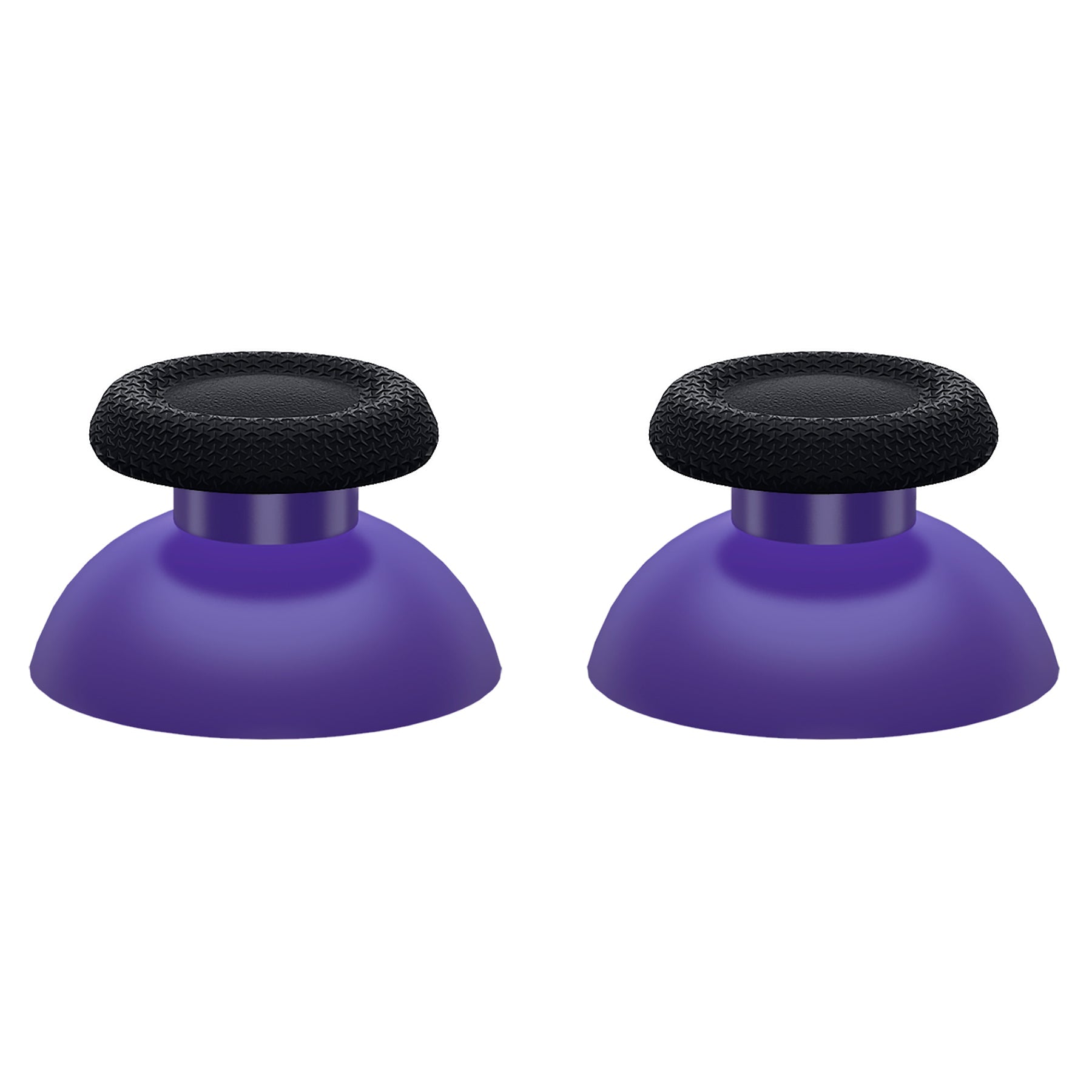 eXtremeRate Replacement Dual-Color Thumbsticks Analog Stick Joystick Compatible with PS5 & PS4 All Model Controller - Purple & Black eXtremeRate