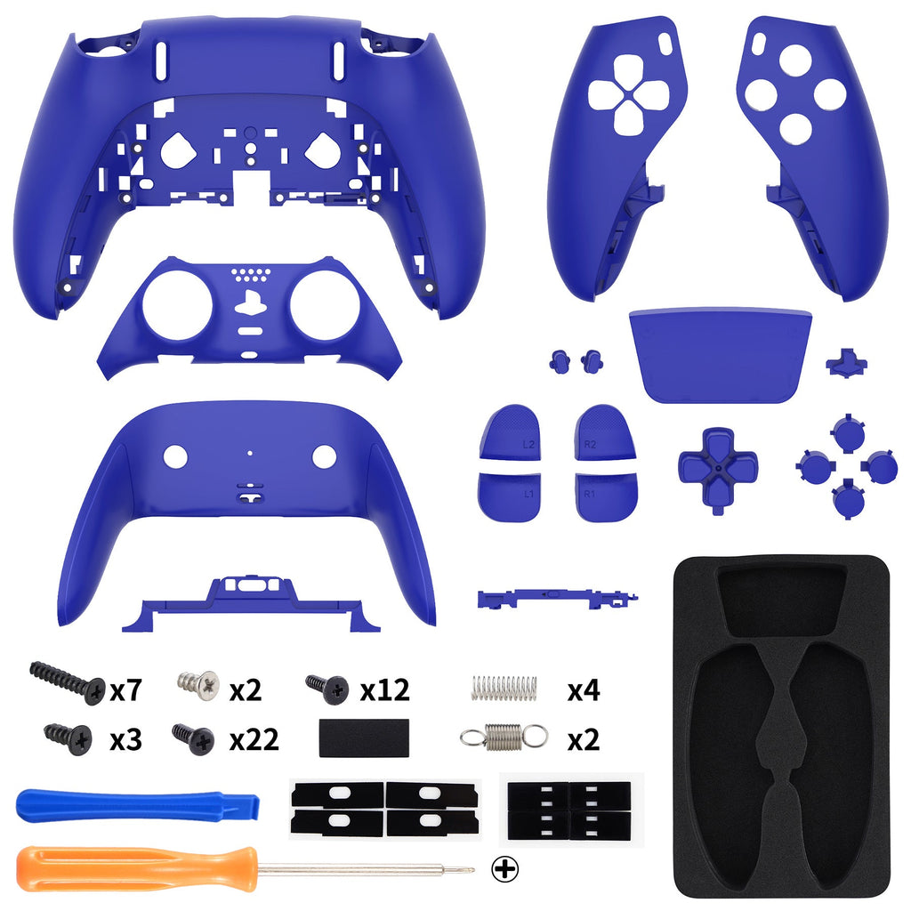 eXtremeRate Replacement Full Set Shells with Buttons Compatible with PS5 Edge Controller - Dream Blue eXtremeRate