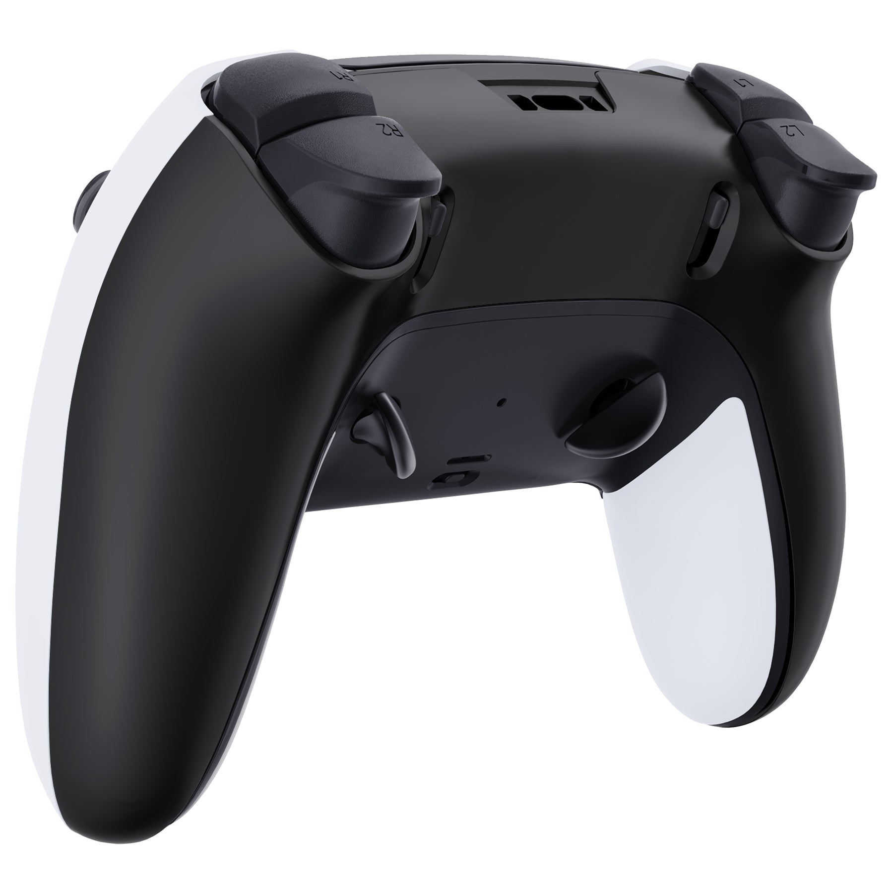 eXtremeRate Replacement Back Housing Bottom Shell Compatible with PS5 Edge Controller - Black eXtremeRate