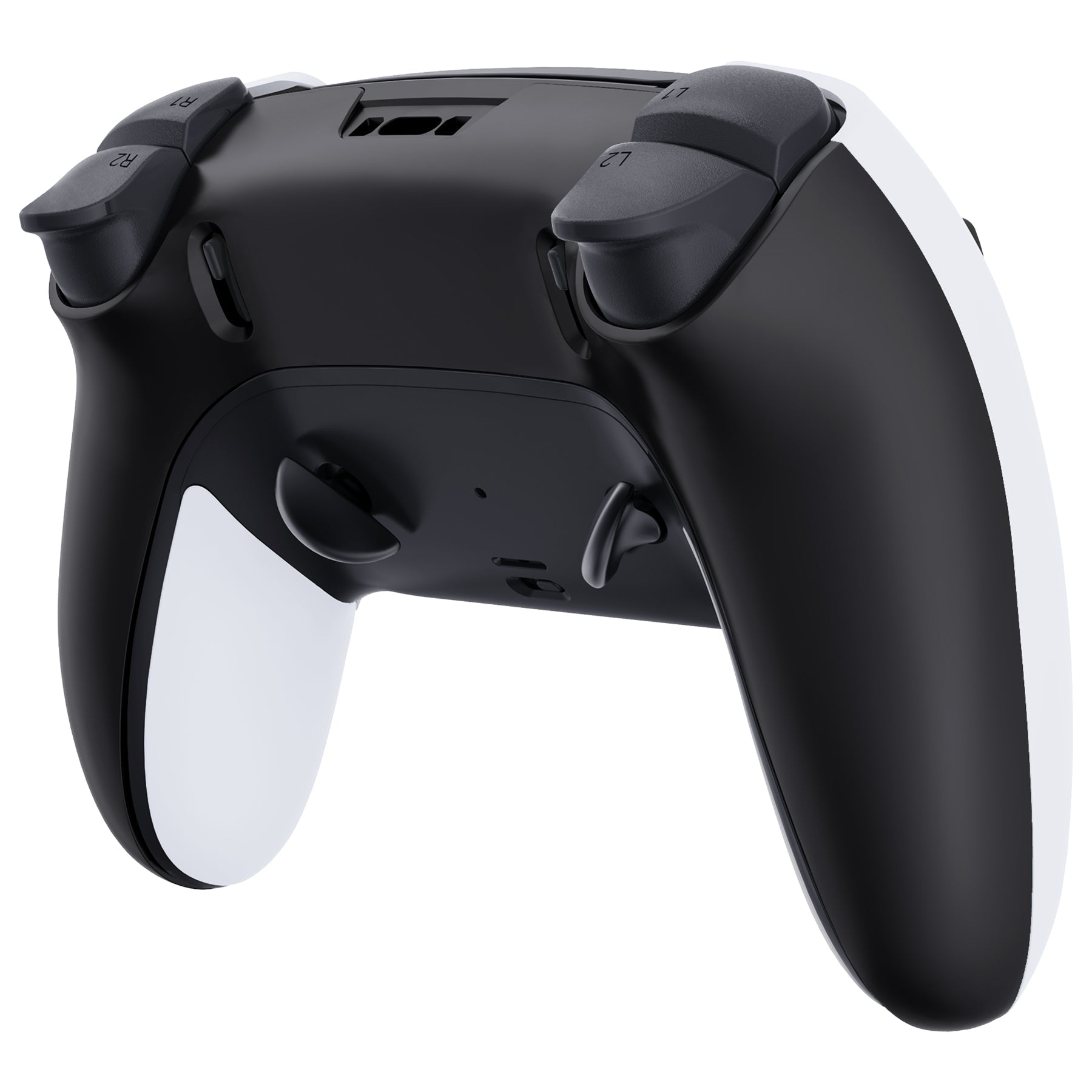 eXtremeRate Replacement Back Housing Bottom Shell Compatible with PS5 Edge Controller - Black eXtremeRate