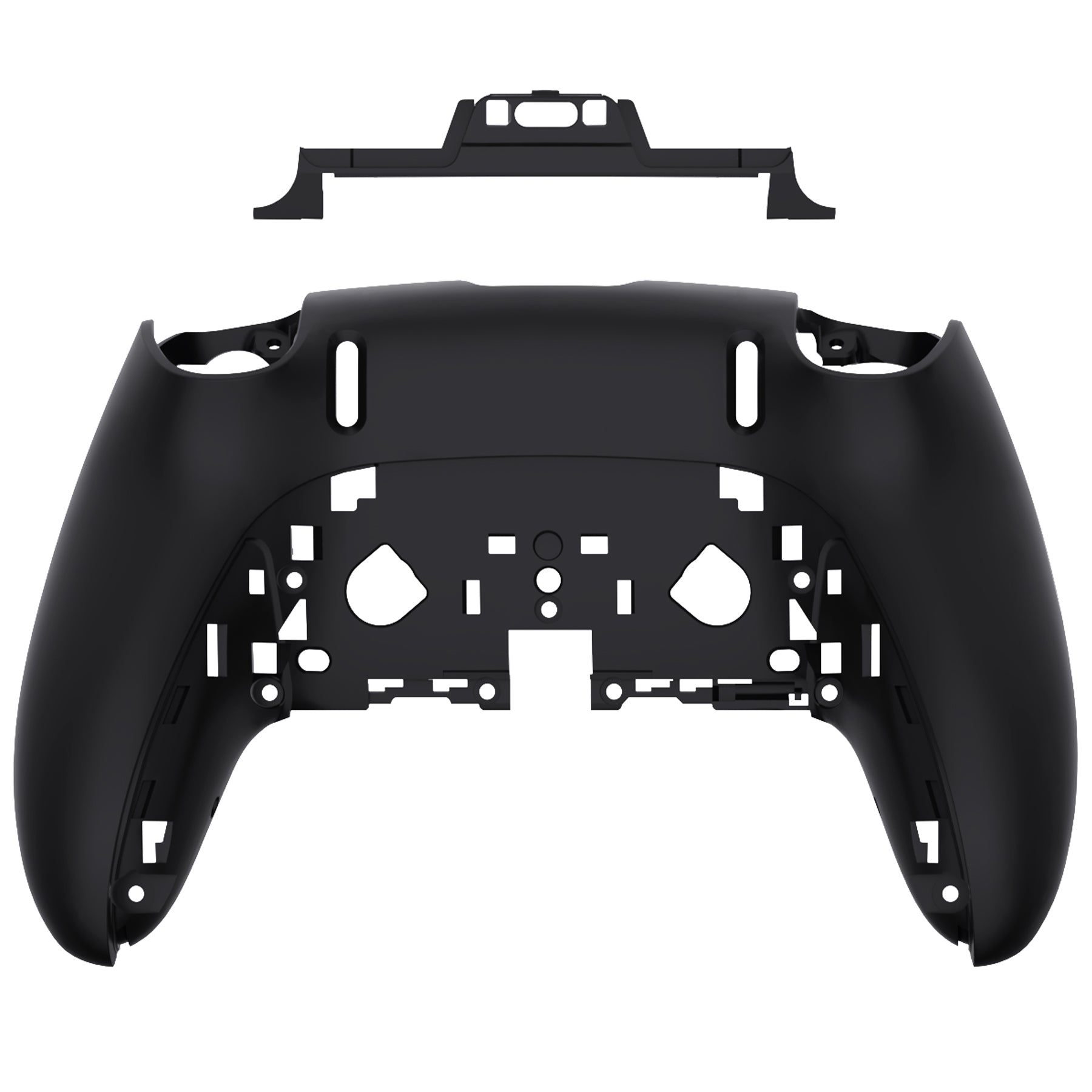 eXtremeRate Replacement Back Housing Bottom Shell Compatible with PS5 Edge Controller - Black eXtremeRate