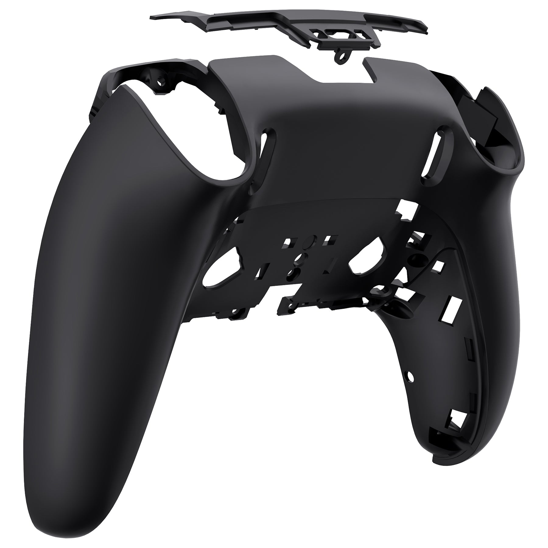 eXtremeRate Replacement Back Housing Bottom Shell Compatible with PS5 Edge Controller - Black eXtremeRate