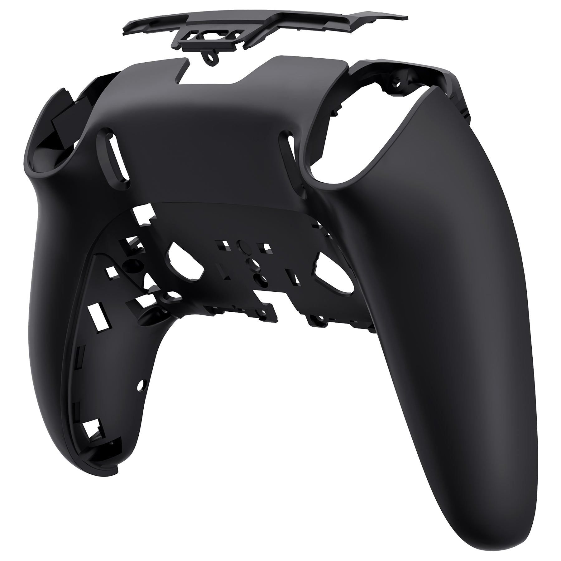 eXtremeRate Replacement Back Housing Bottom Shell Compatible with PS5 Edge Controller - Black eXtremeRate