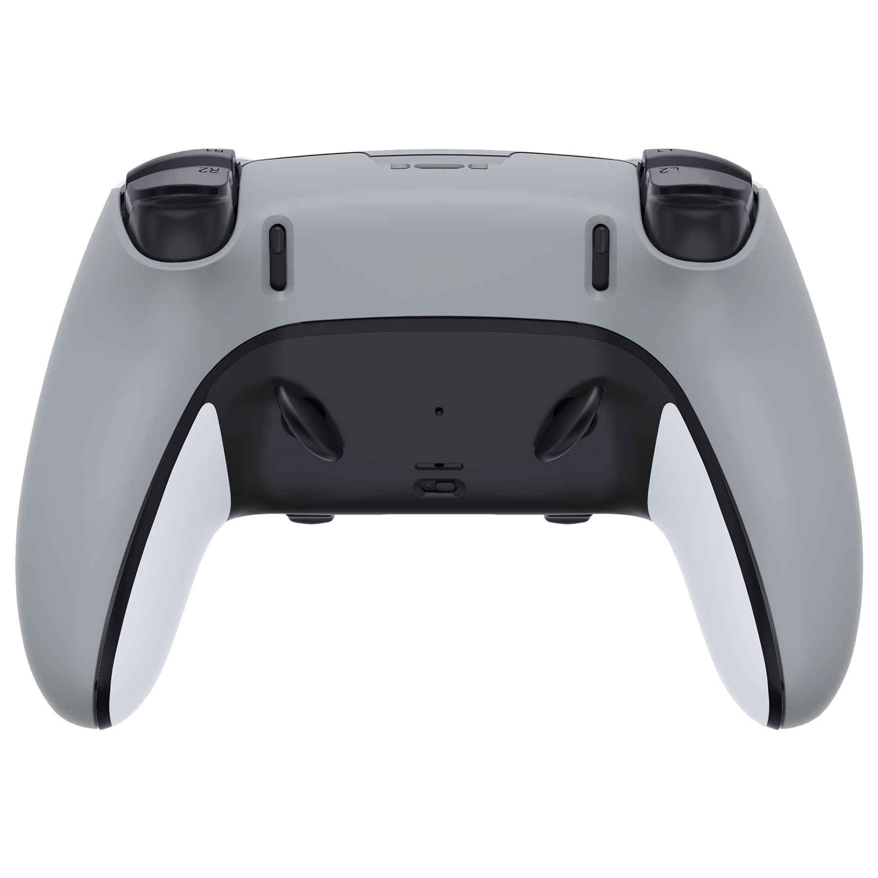 eXtremeRate Replacement Back Housing Bottom Shell Compatible with PS5 Edge Controller - New Hope Gray eXtremeRate