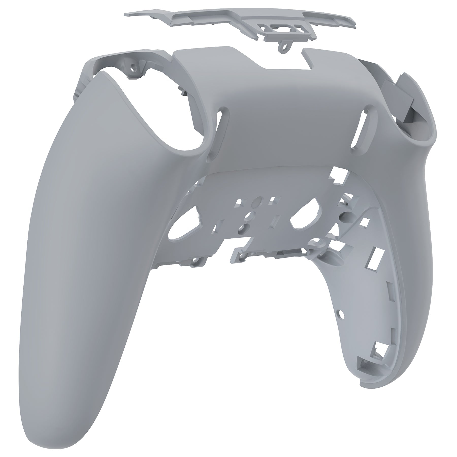 eXtremeRate Replacement Back Housing Bottom Shell Compatible with PS5 Edge Controller - New Hope Gray eXtremeRate
