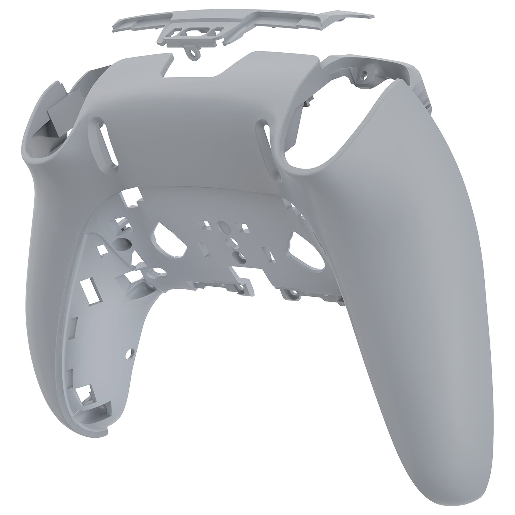 eXtremeRate Replacement Back Housing Bottom Shell Compatible with PS5 Edge Controller - New Hope Gray eXtremeRate