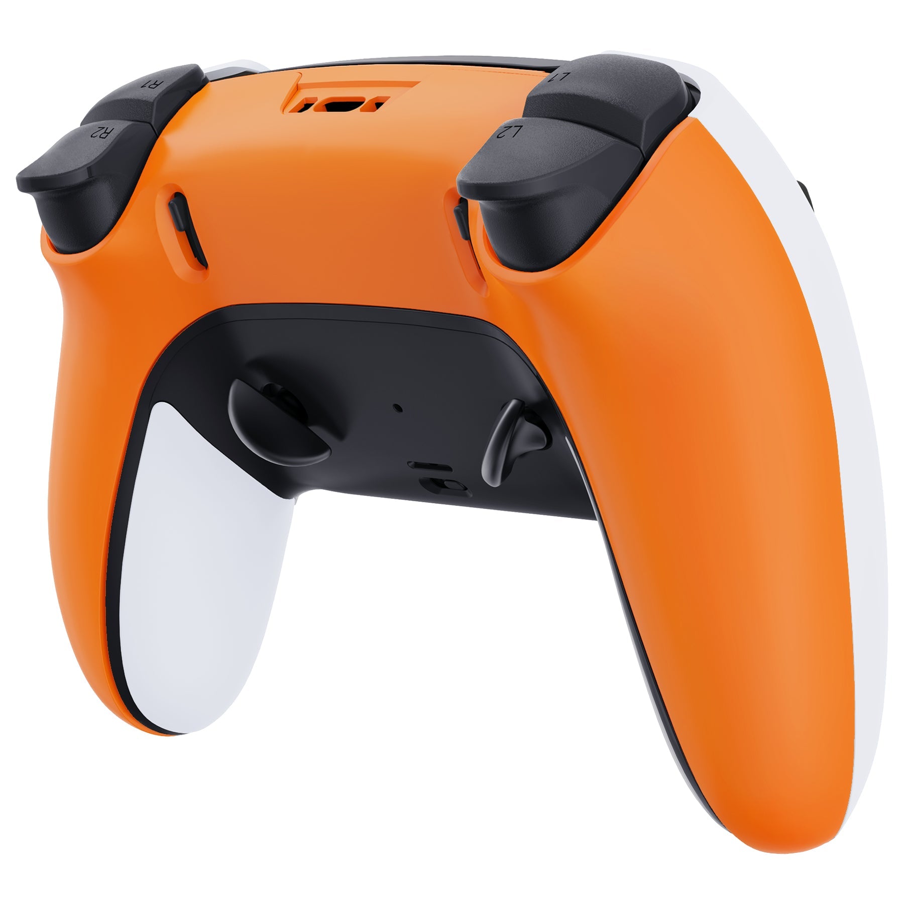 eXtremeRate Replacement Back Housing Bottom Shell Compatible with PS5 Edge Controller - Royal Orange eXtremeRate