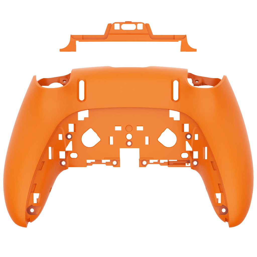 eXtremeRate Replacement Back Housing Bottom Shell Compatible with PS5 Edge Controller - Royal Orange eXtremeRate