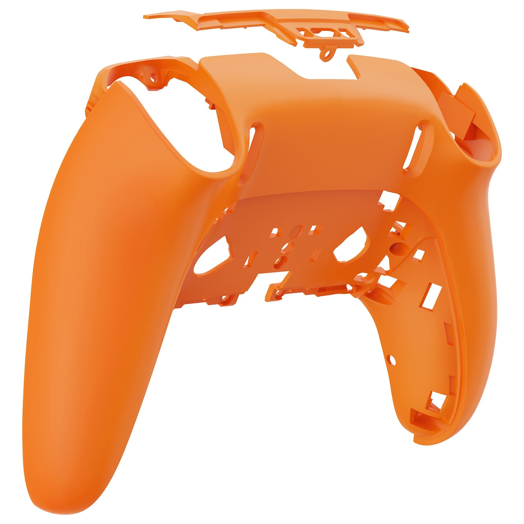 eXtremeRate Replacement Back Housing Bottom Shell Compatible with PS5 Edge Controller - Royal Orange eXtremeRate