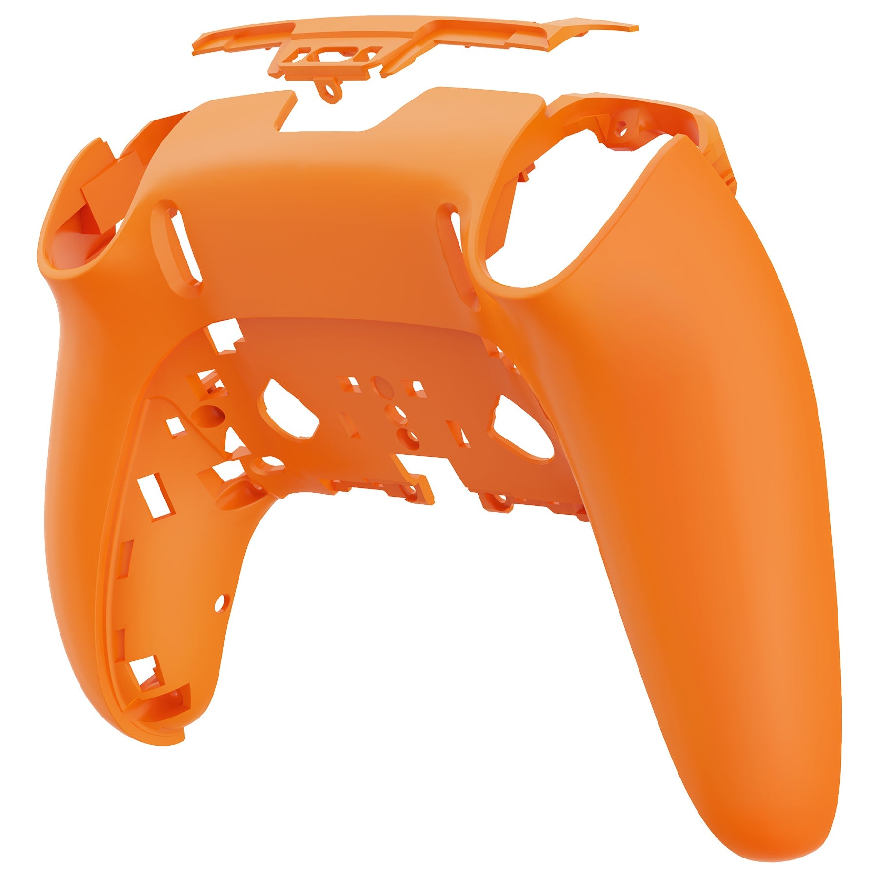 eXtremeRate Replacement Back Housing Bottom Shell Compatible with PS5 Edge Controller - Royal Orange eXtremeRate