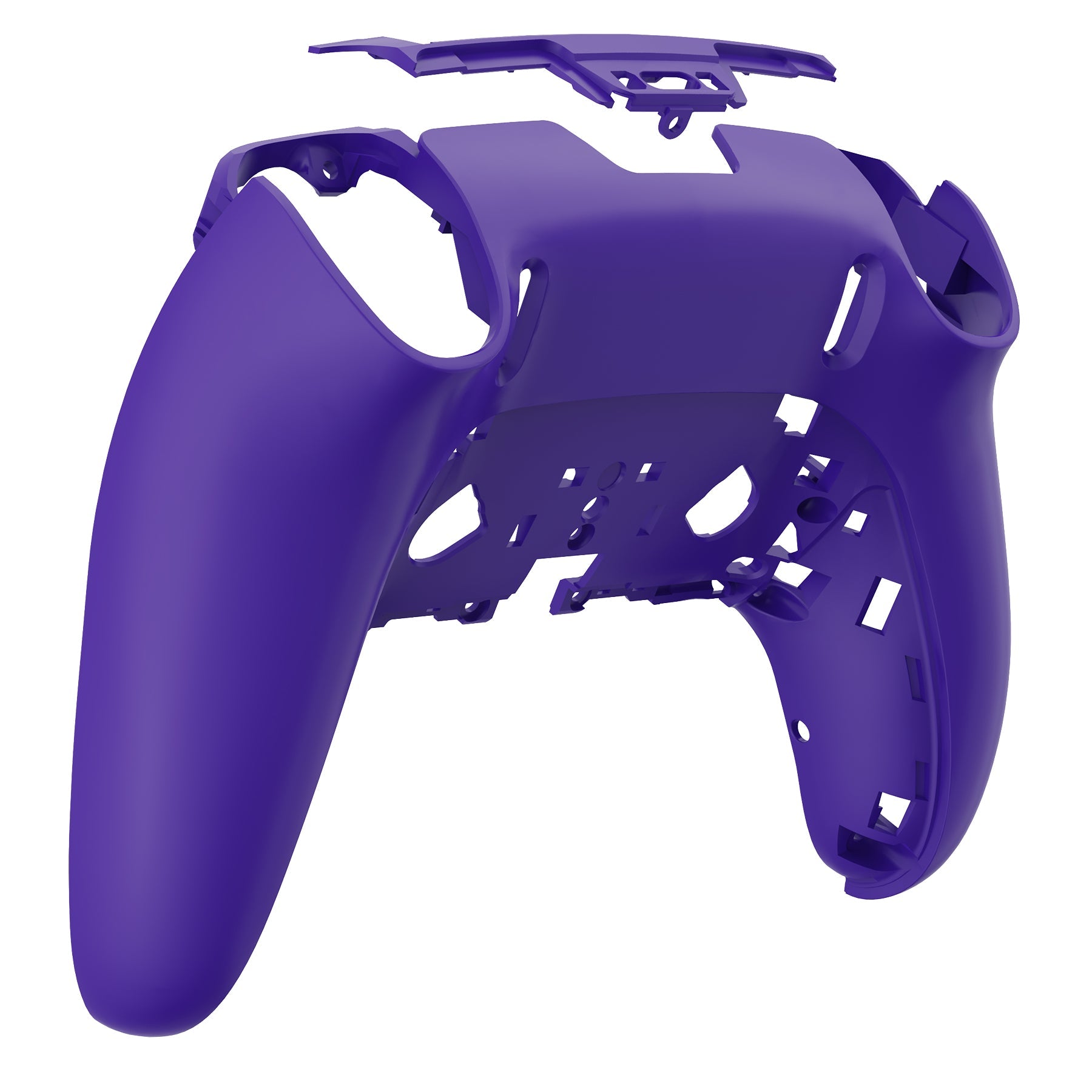 eXtremeRate Replacement Back Housing Bottom Shell Compatible with PS5 Edge Controller - Purple eXtremeRate