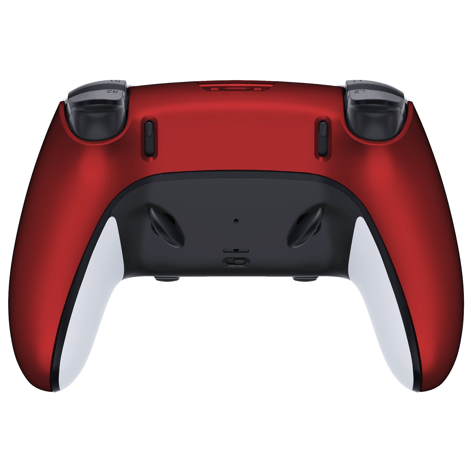eXtremeRate Replacement Back Housing Bottom Shell Compatible with PS5 Edge Controller - Scarlet Red eXtremeRate