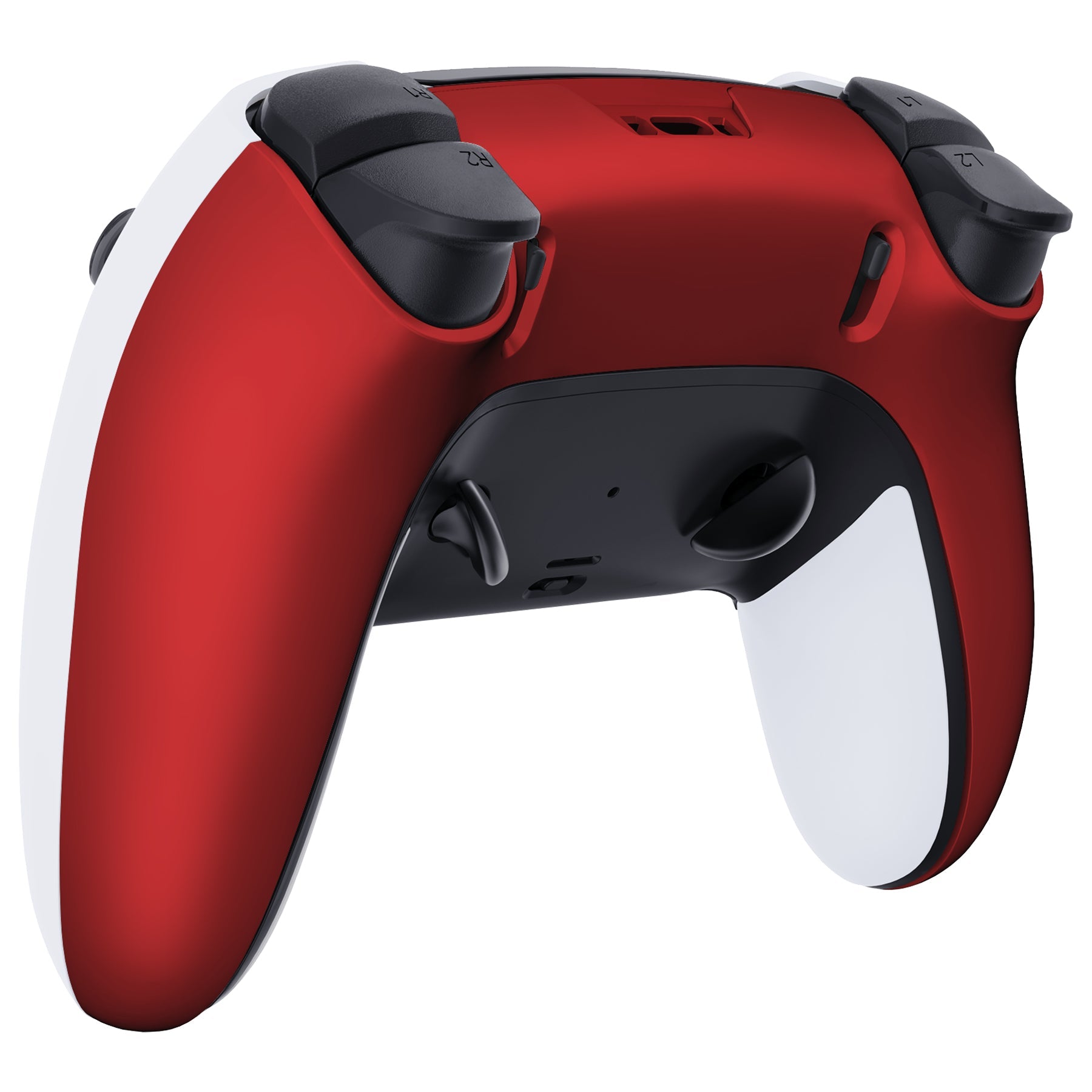 eXtremeRate Replacement Back Housing Bottom Shell Compatible with PS5 Edge Controller - Scarlet Red eXtremeRate