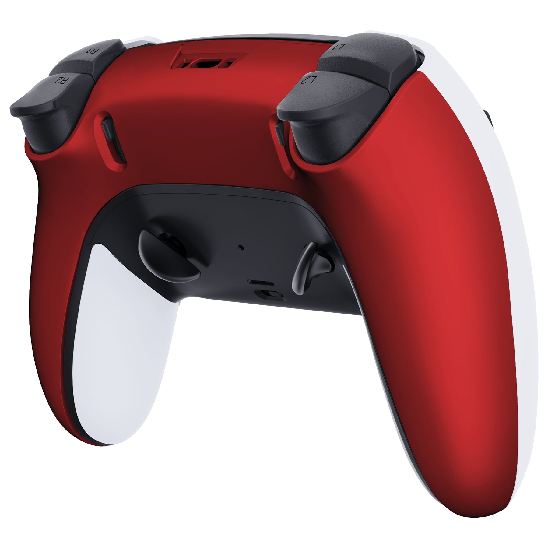 eXtremeRate Replacement Back Housing Bottom Shell Compatible with PS5 Edge Controller - Scarlet Red eXtremeRate
