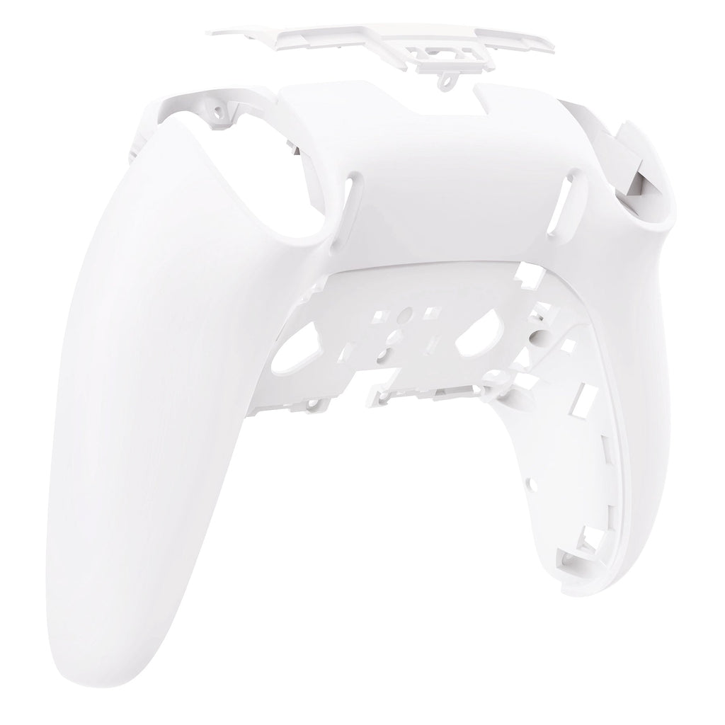 eXtremeRate Replacement Back Housing Bottom Shell Compatible with PS5 Edge Controller - White eXtremeRate