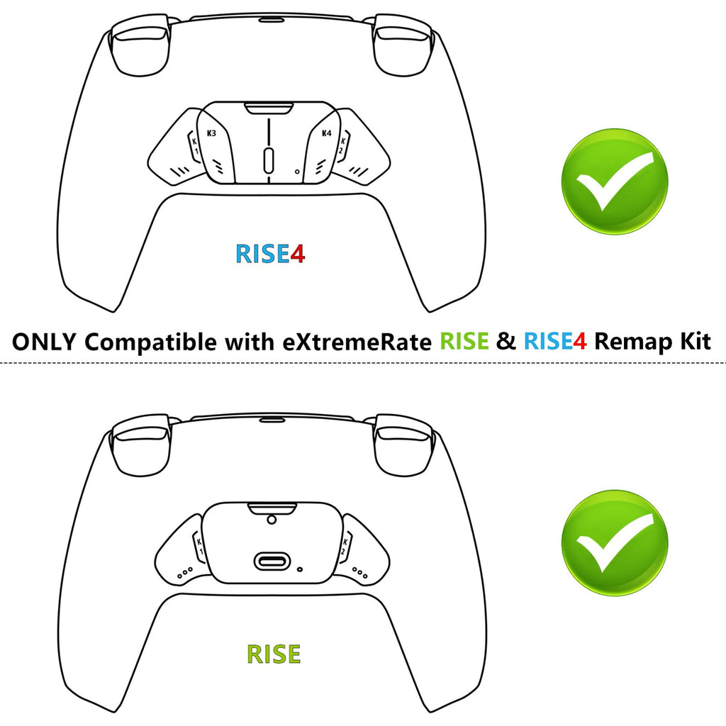eXtremeRate Replacement FPC L1L2 R1R2 Ribbon Cables for eXtremeRate Rise & RISE4 Remap kit for PS5 Controller BDM-010/020 eXtremeRate