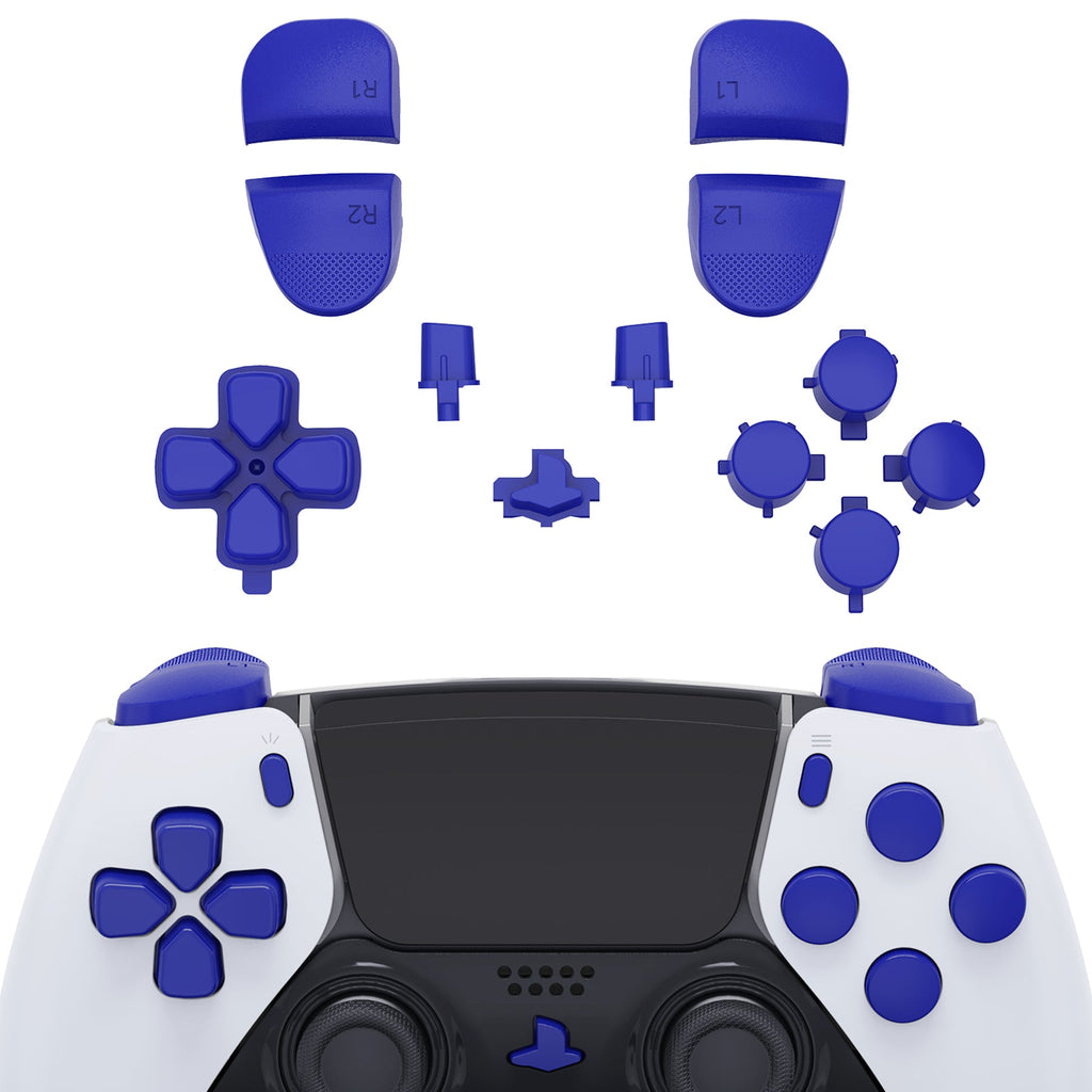 eXtremeRate Replacement Full Set Buttons Compatible with PS5 Edge Controller - Dream Blue eXtremeRate