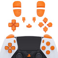 eXtremeRate Replacement Full Set Buttons Compatible with PS5 Edge Controller - Royal Orange eXtremeRate