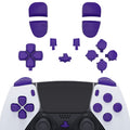 eXtremeRate Replacement Full Set Buttons Compatible with PS5 Edge Controller - Purple eXtremeRate