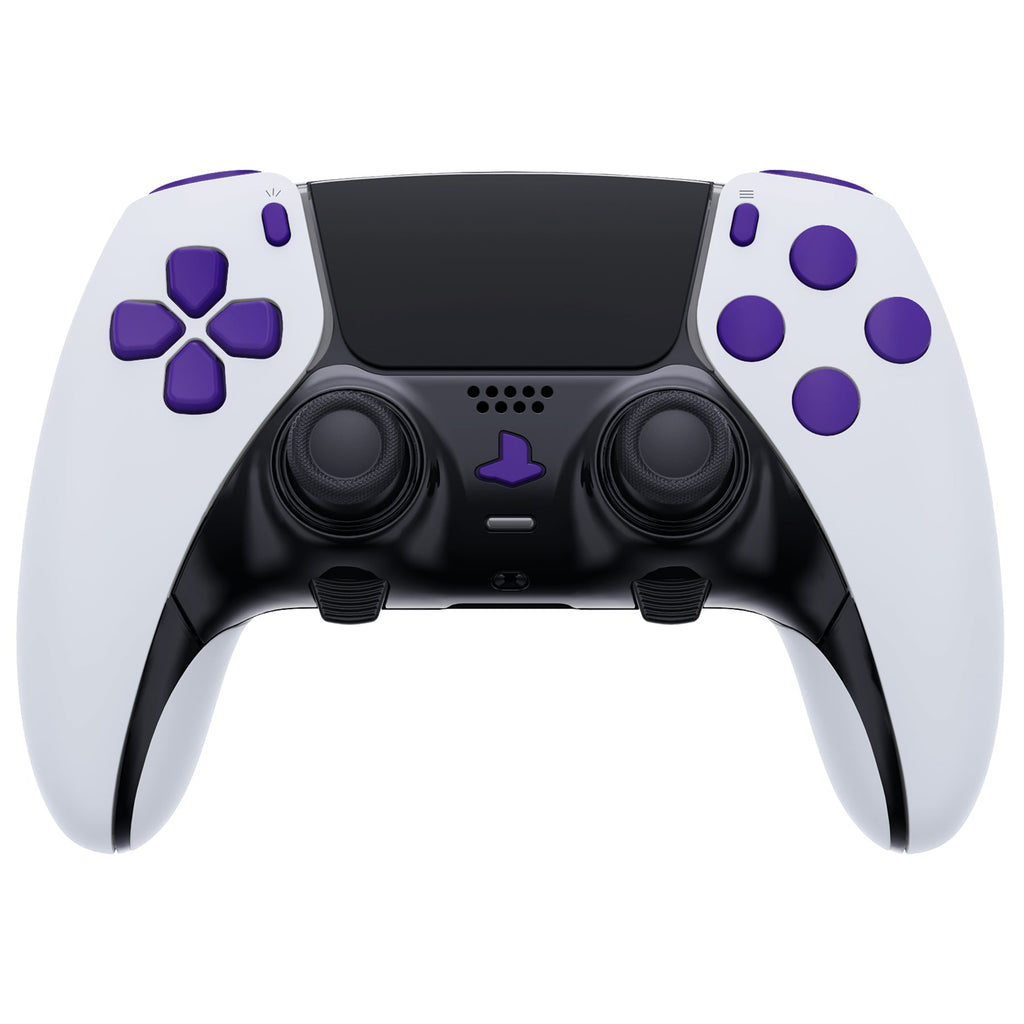 eXtremeRate Replacement Full Set Buttons Compatible with PS5 Edge Controller - Purple eXtremeRate