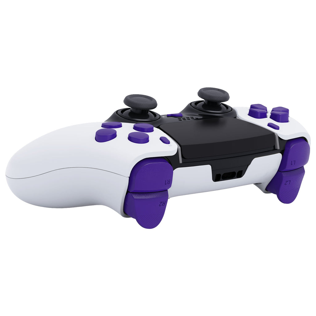 eXtremeRate Replacement Full Set Buttons Compatible with PS5 Edge Controller - Purple eXtremeRate
