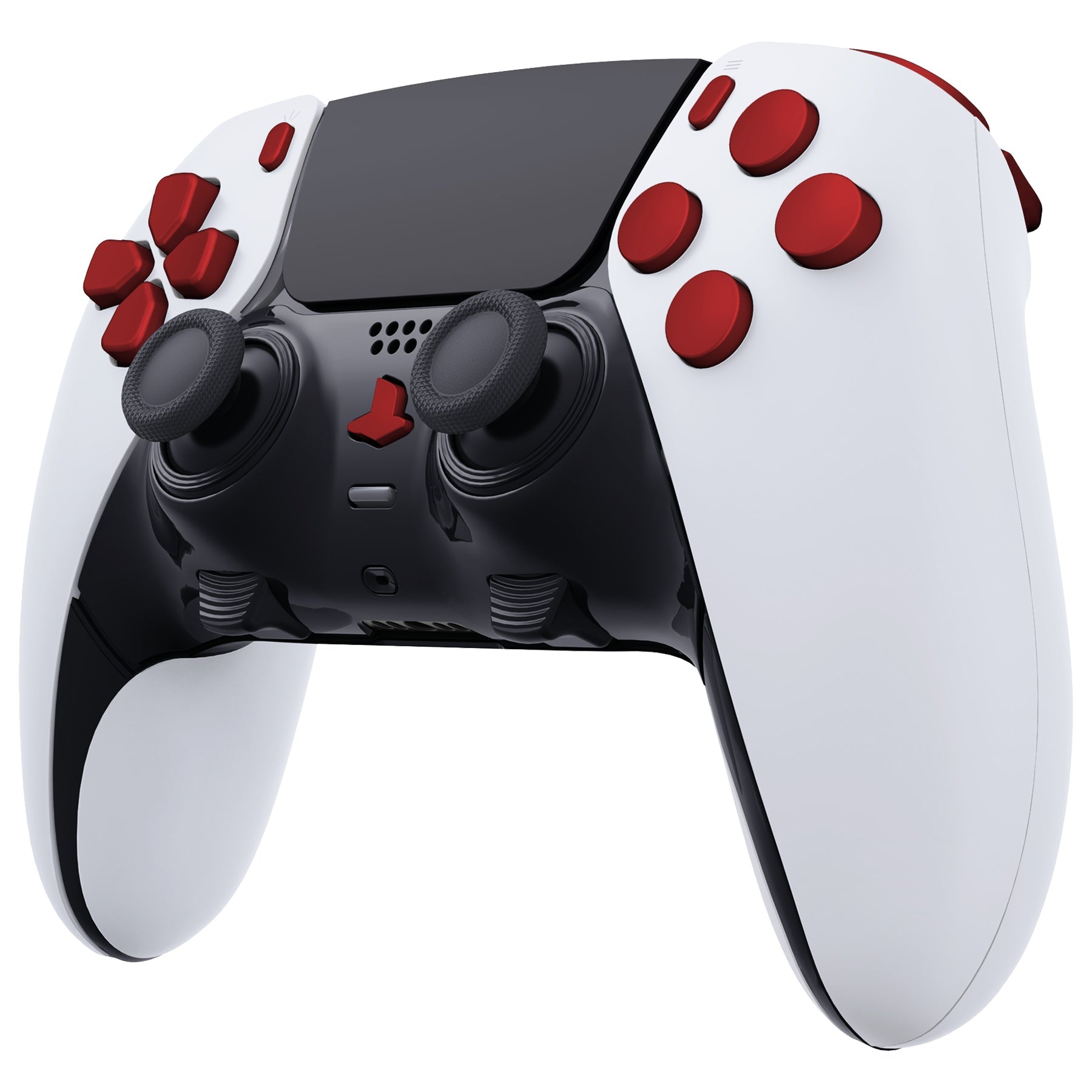 eXtremeRate Replacement Full Set Buttons Compatible with PS5 Edge Controller - Scarlet Red eXtremeRate