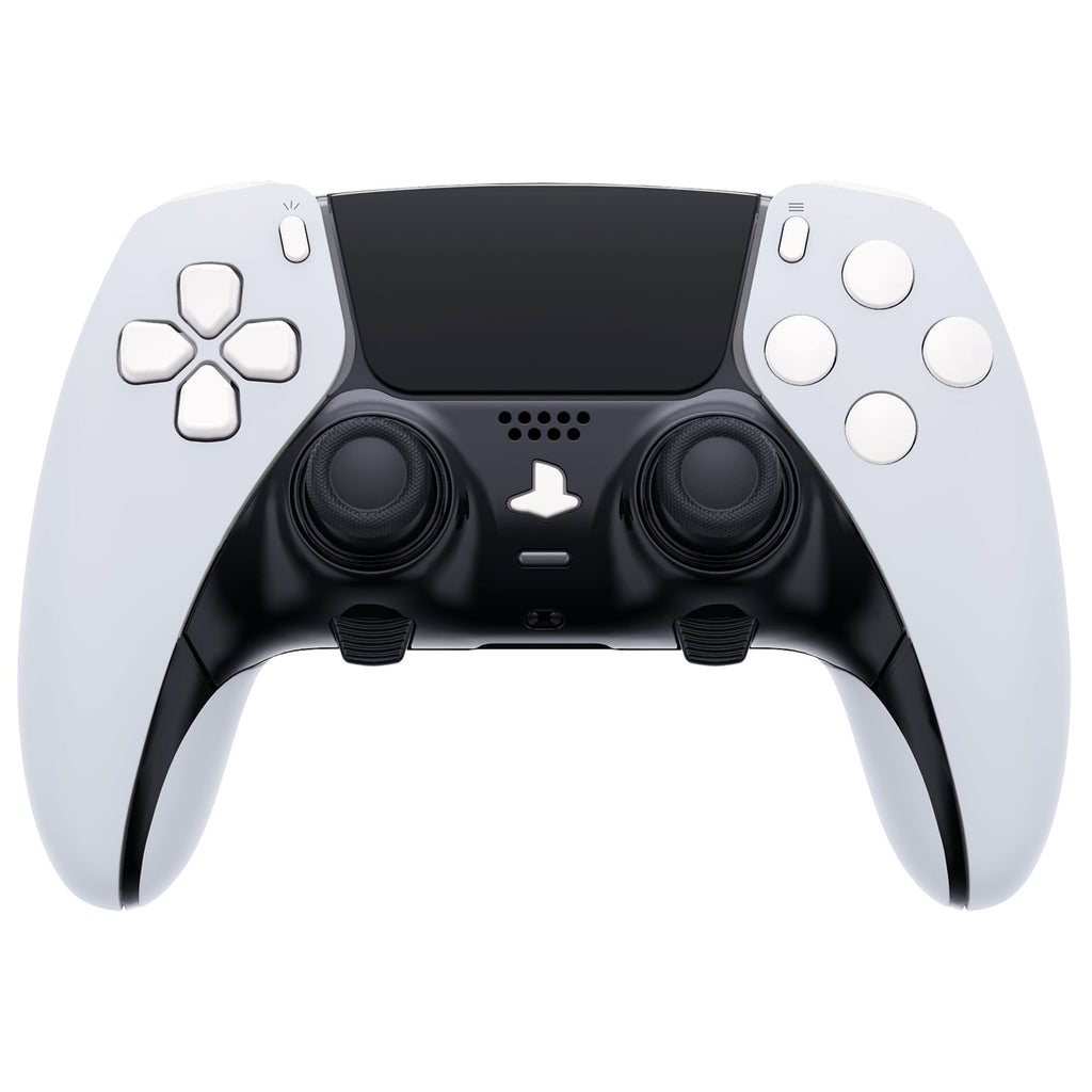 eXtremeRate Replacement Full Set Buttons Compatible with PS5 Edge Controller - White eXtremeRate