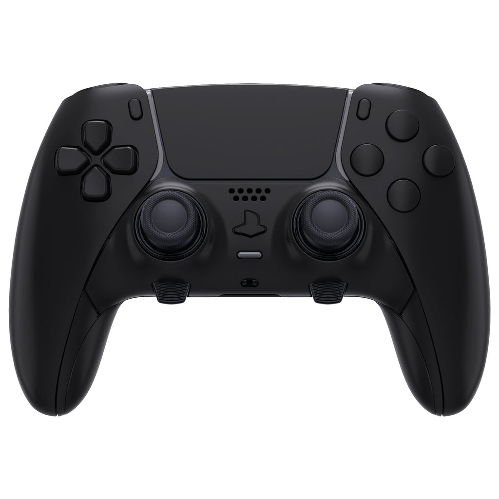 eXtremeRate Replacement Full Set Shells with Buttons Compatible with PS5 Edge Controller - Black eXtremeRate