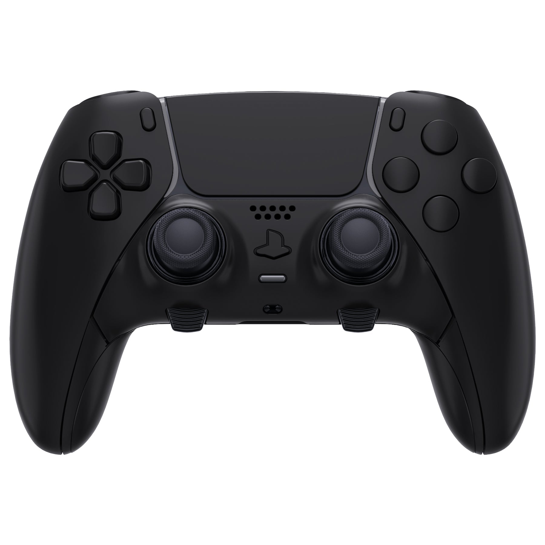 eXtremeRate Replacement Full Set Shells with Buttons Compatible with PS5 Edge Controller - Black eXtremeRate