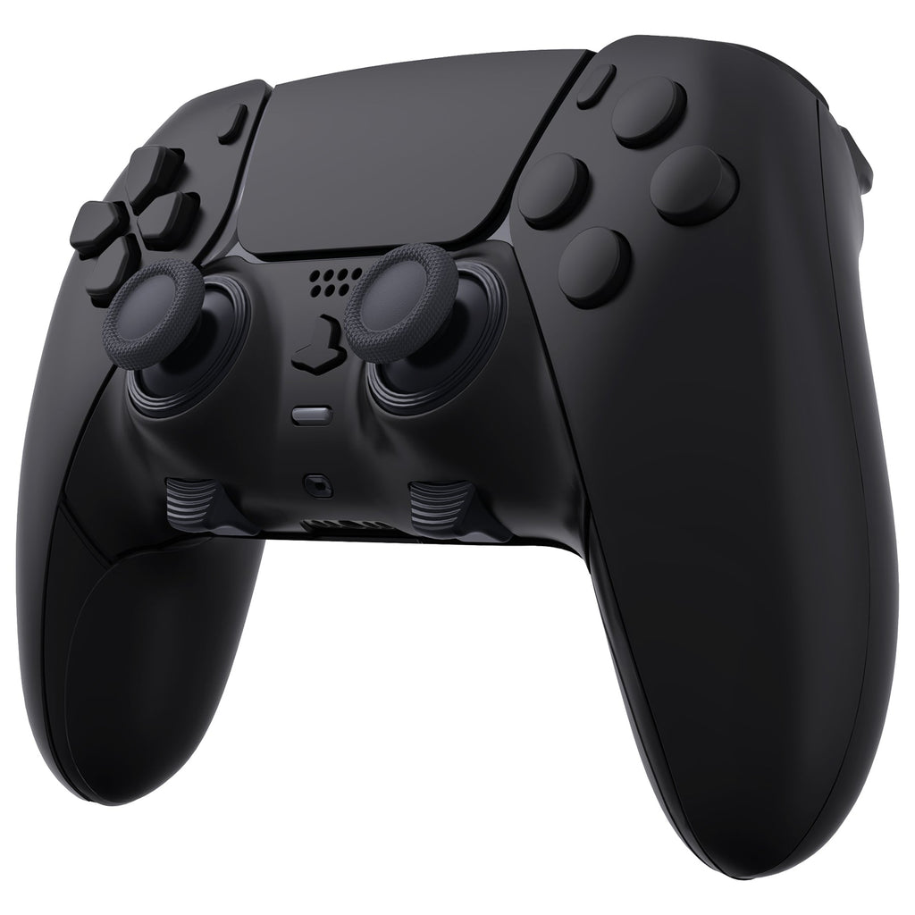 eXtremeRate Replacement Full Set Shells with Buttons Compatible with PS5 Edge Controller - Black eXtremeRate