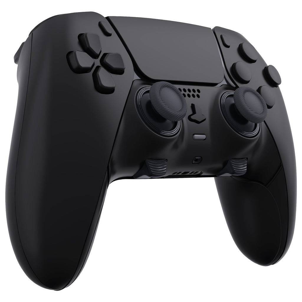 eXtremeRate Replacement Full Set Shells with Buttons Compatible with PS5 Edge Controller - Black eXtremeRate