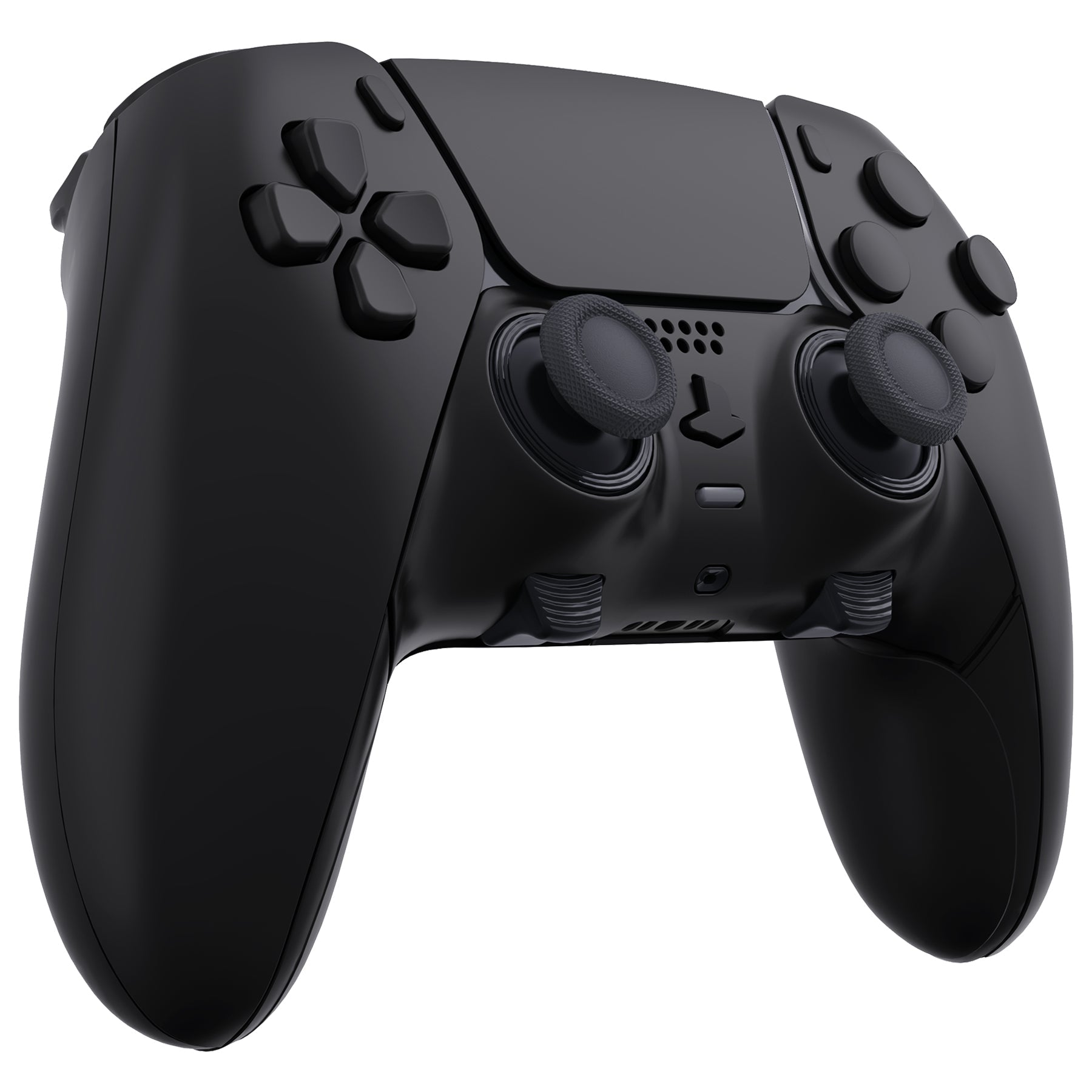 eXtremeRate Replacement Full Set Shells with Buttons Compatible with PS5 Edge Controller - Black eXtremeRate