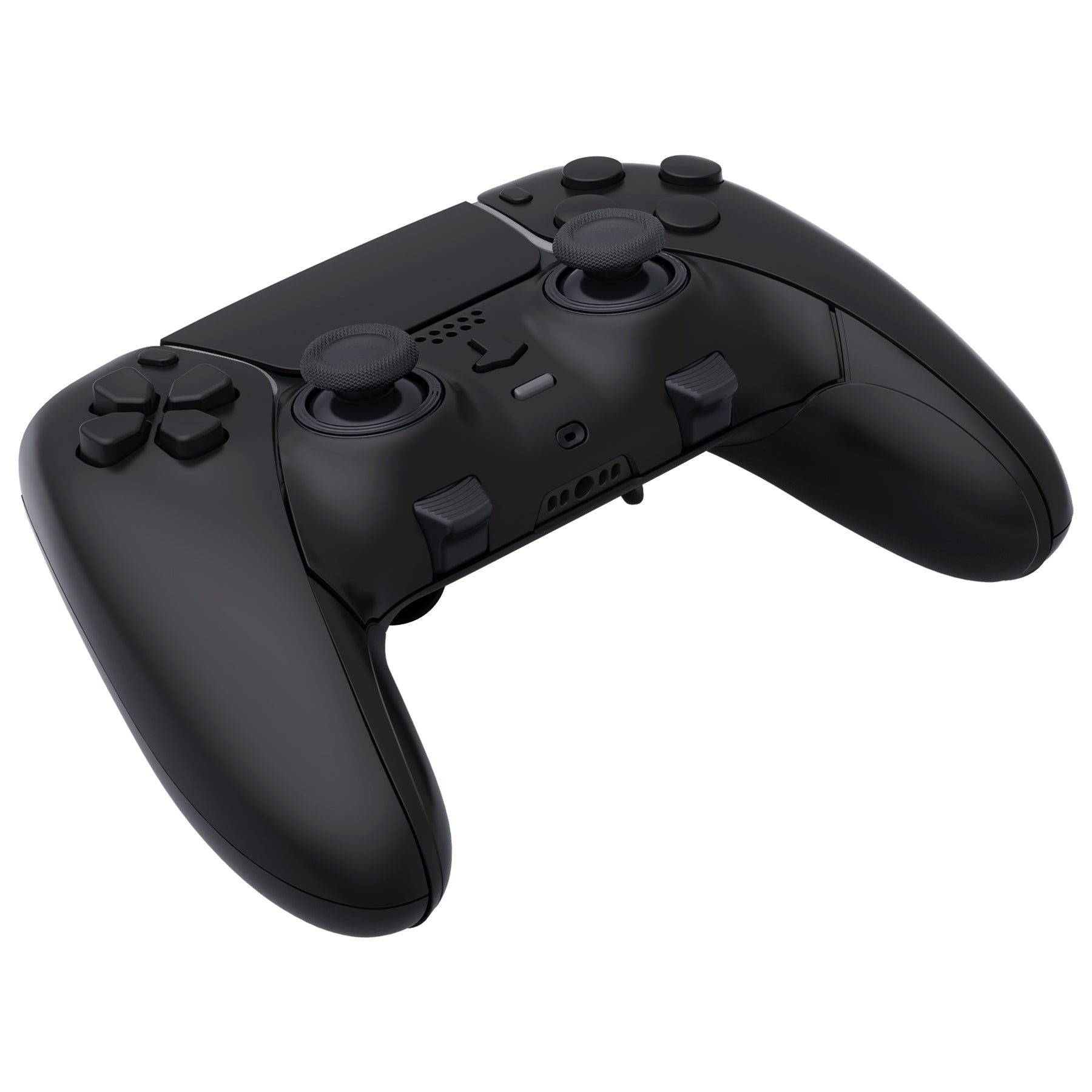 eXtremeRate Replacement Full Set Shells with Buttons Compatible with PS5 Edge Controller - Black eXtremeRate