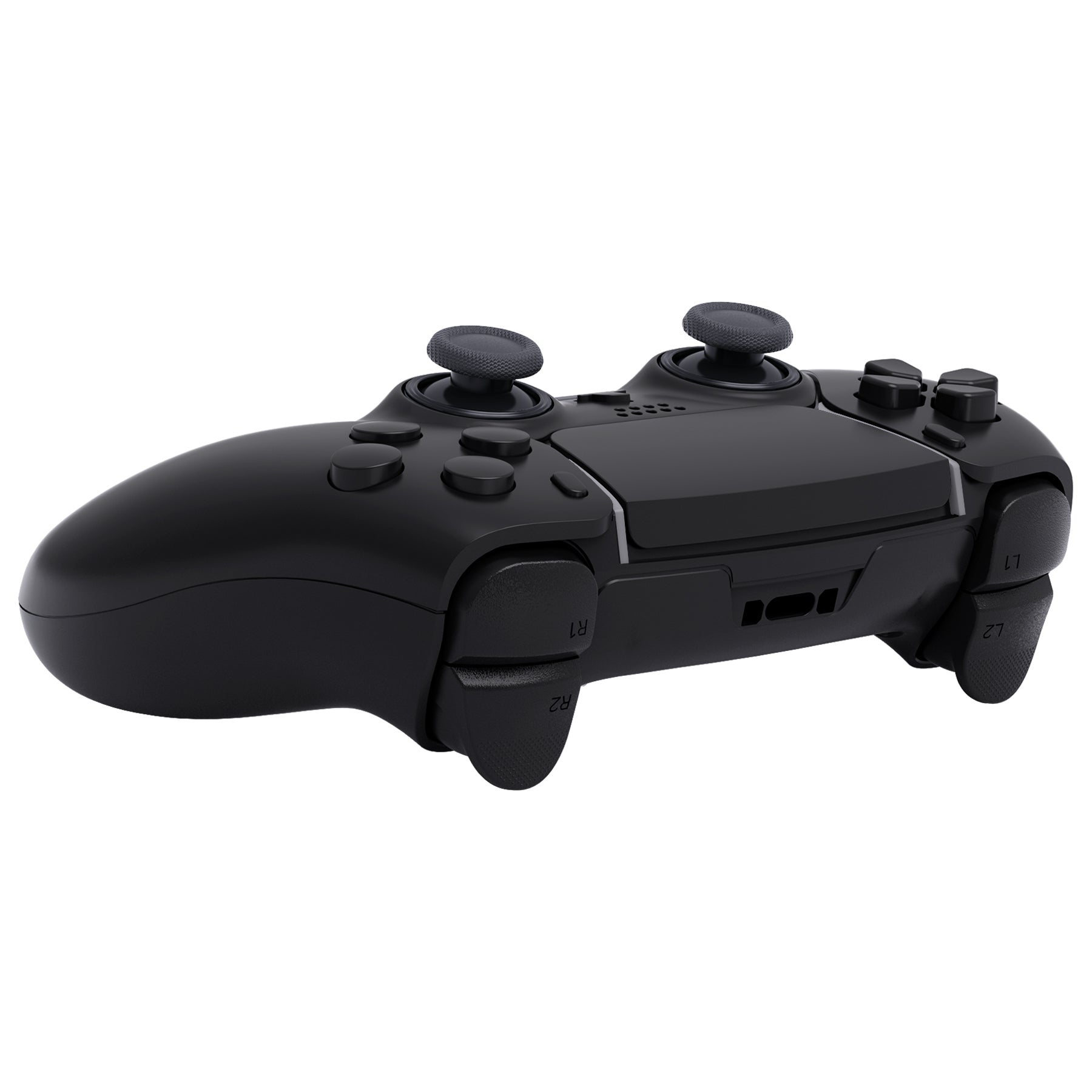 eXtremeRate Replacement Full Set Shells with Buttons Compatible with PS5 Edge Controller - Black eXtremeRate