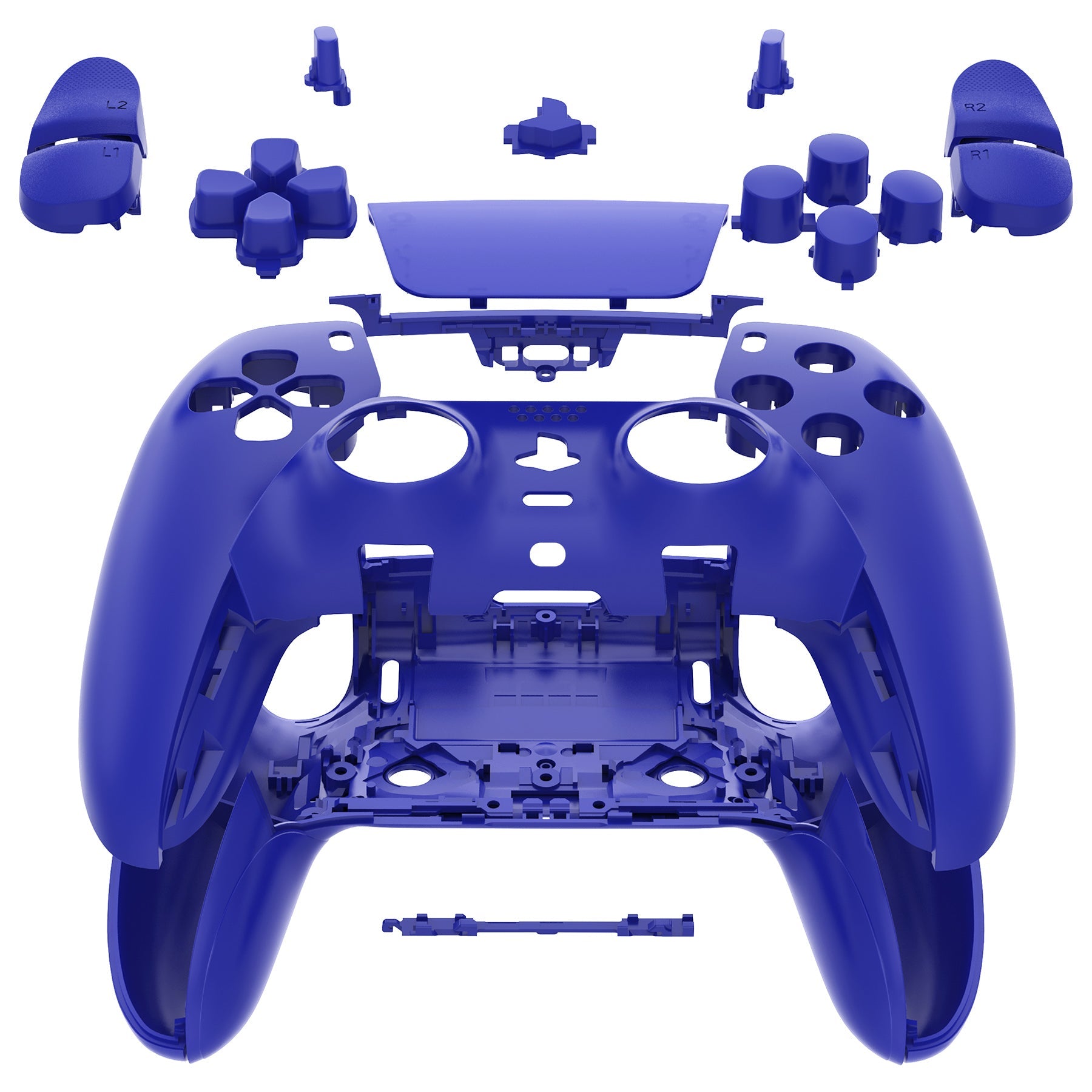 eXtremeRate Replacement Full Set Shells with Buttons Compatible with PS5 Edge Controller - Dream Blue eXtremeRate