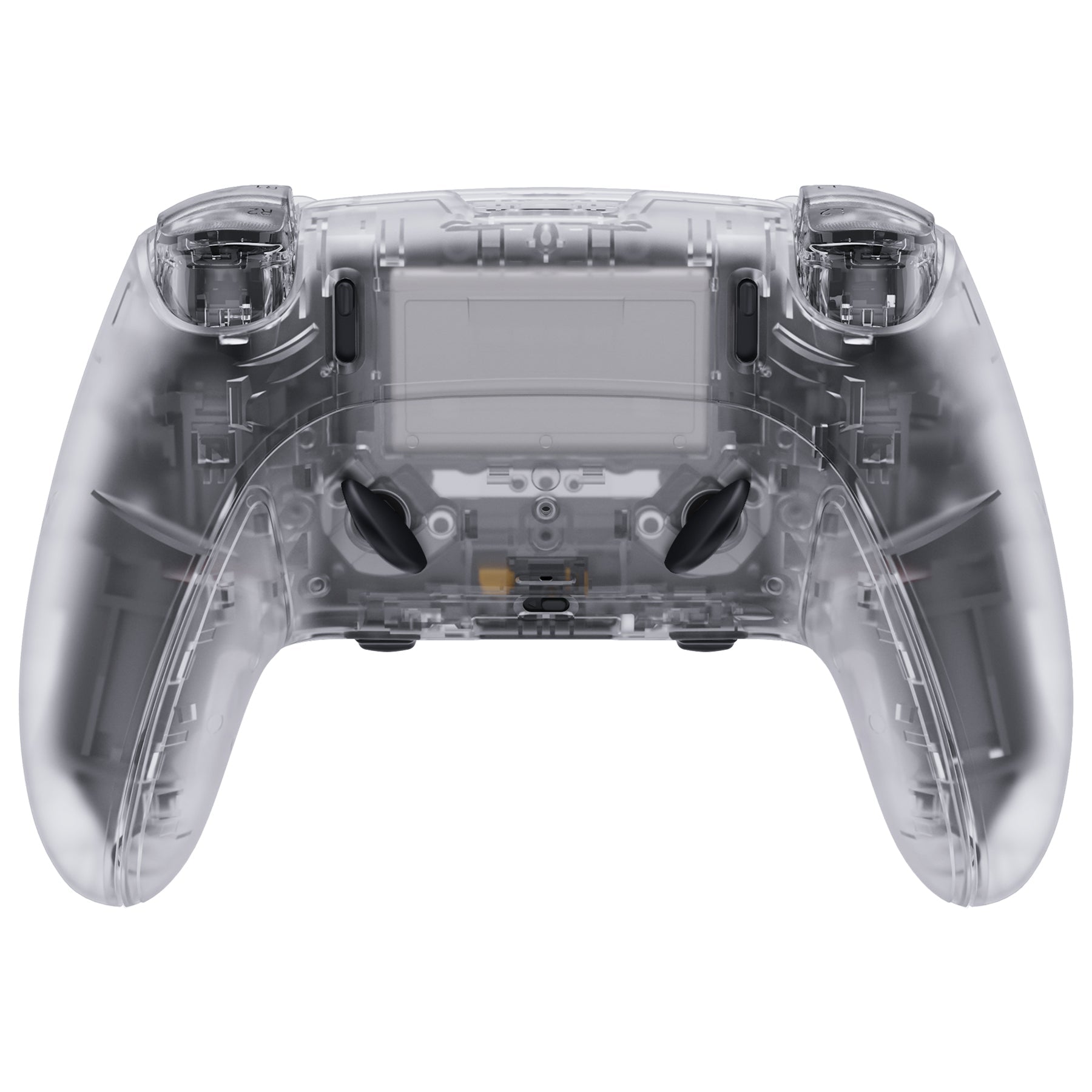 eXtremeRate Replacement Full Set Shells with Buttons Compatible with PS5 Edge Controller - Clear eXtremeRate