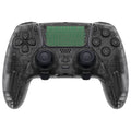 eXtremeRate Replacement Full Set Shells with Buttons Compatible with PS5 Edge Controller - Clear Black eXtremeRate