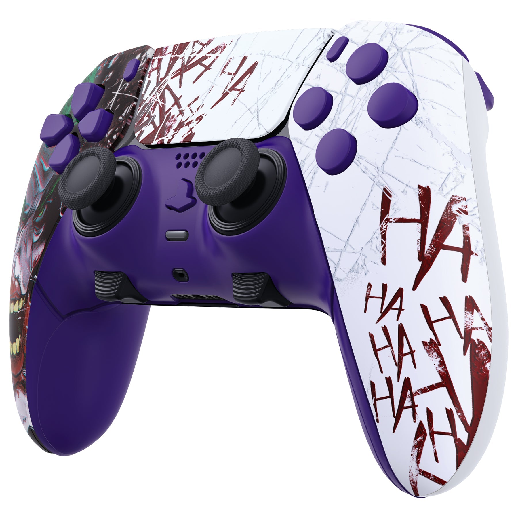 eXtremeRate Replacement Full Set Shells with Buttons Compatible with PS5 Edge Controller - Clown HAHAHA eXtremeRate