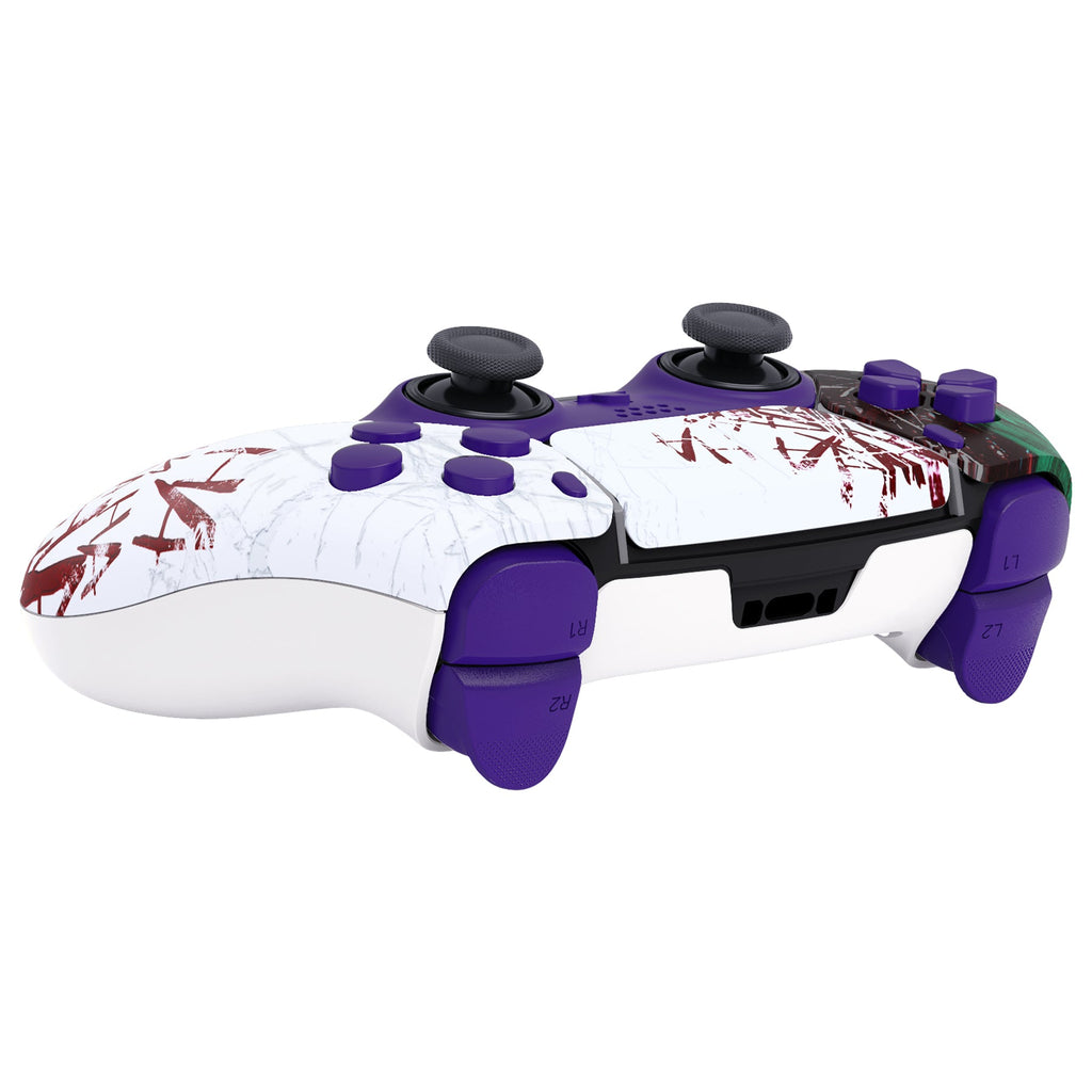 eXtremeRate Replacement Full Set Shells with Buttons Compatible with PS5 Edge Controller - Clown HAHAHA eXtremeRate
