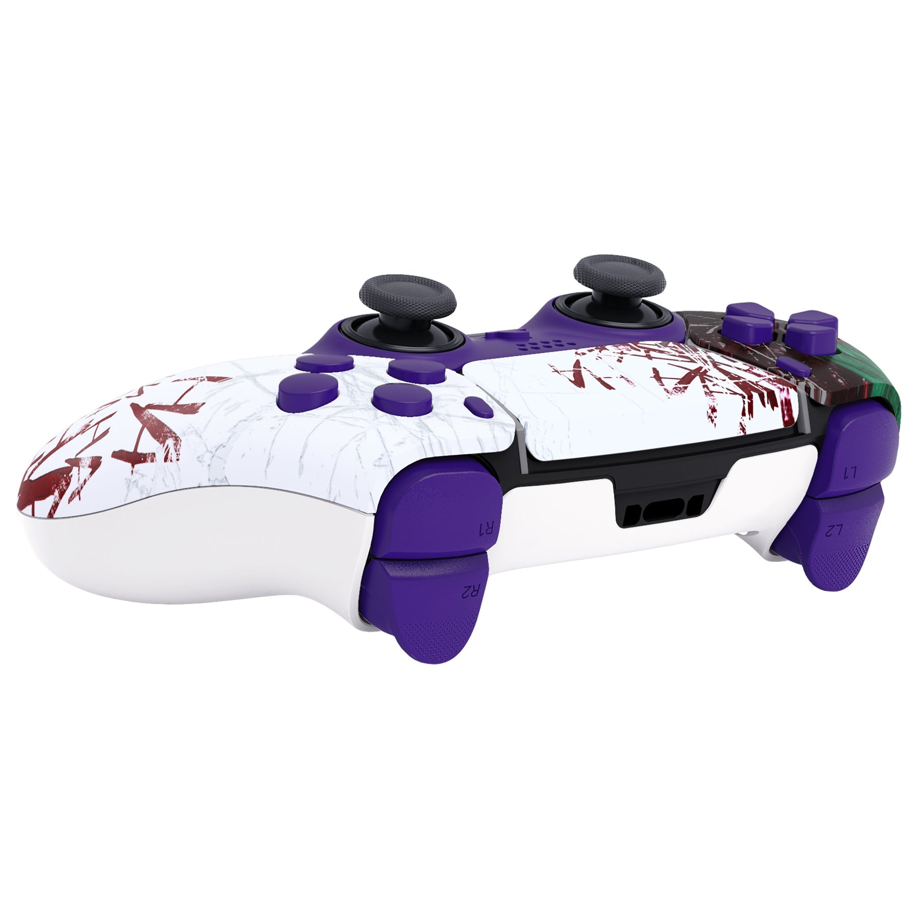 eXtremeRate Replacement Full Set Shells with Buttons Compatible with PS5 Edge Controller - Clown HAHAHA eXtremeRate