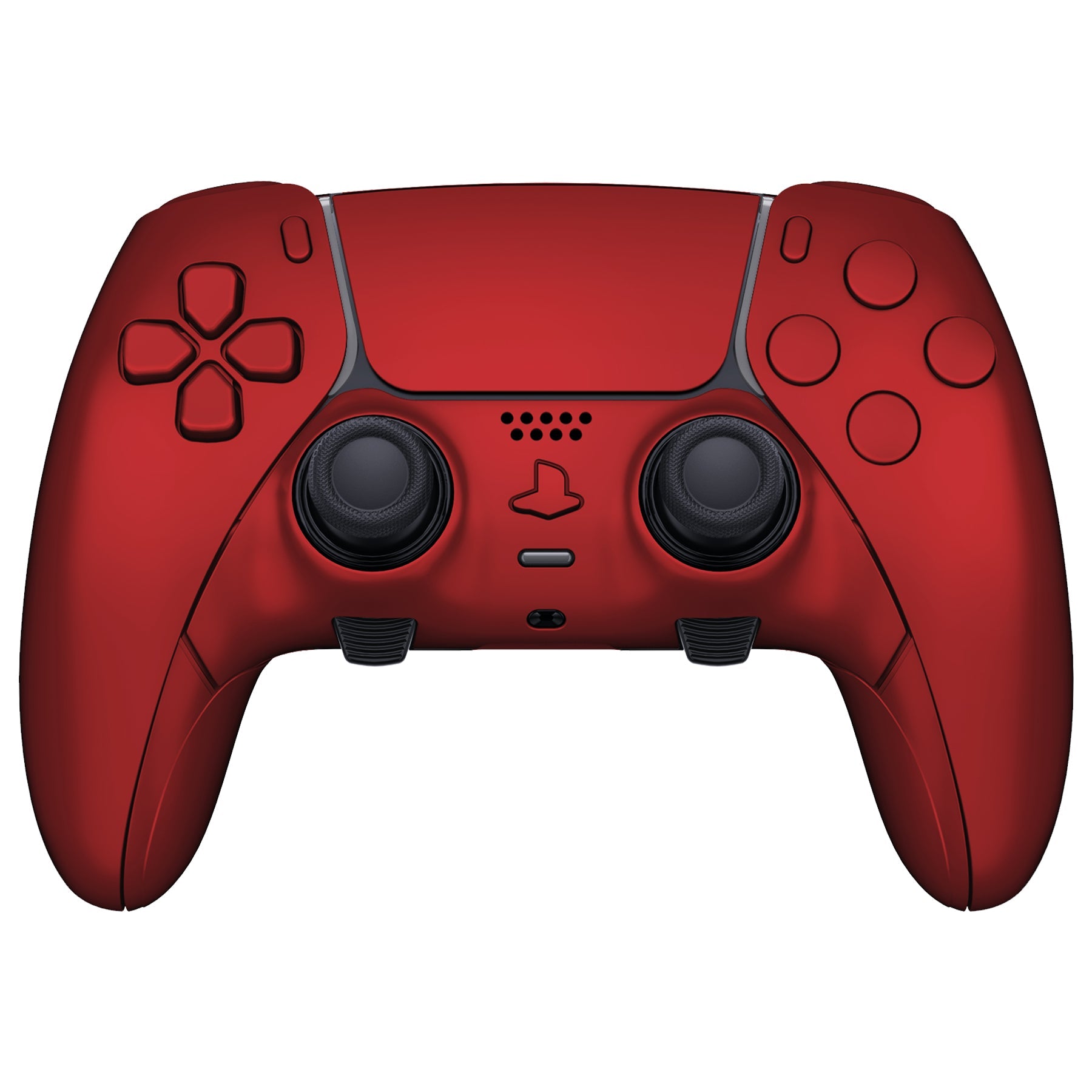 eXtremeRate Replacement Full Set Shells with Buttons Compatible with PS5 Edge Controller - Scarlet Red eXtremeRate