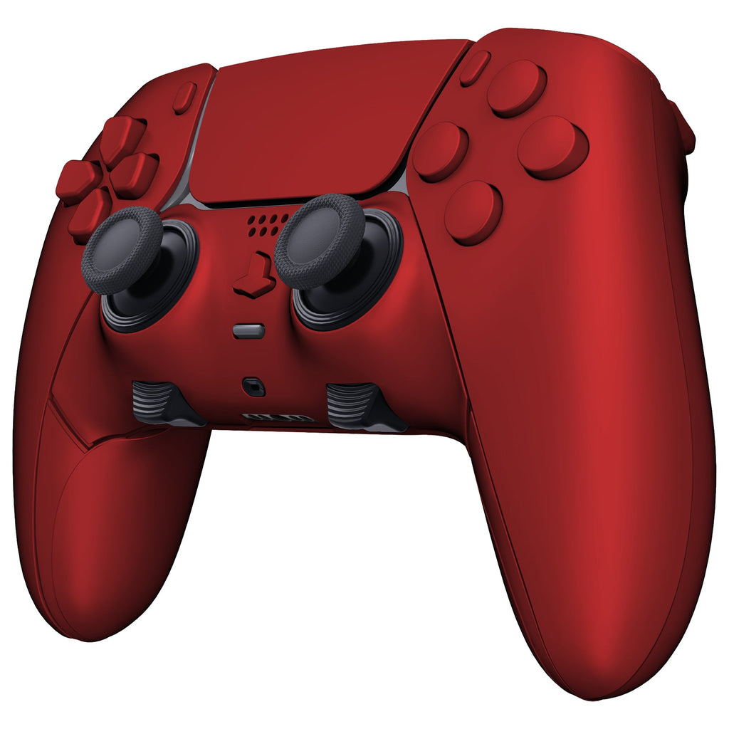 eXtremeRate Replacement Full Set Shells with Buttons Compatible with PS5 Edge Controller - Scarlet Red eXtremeRate