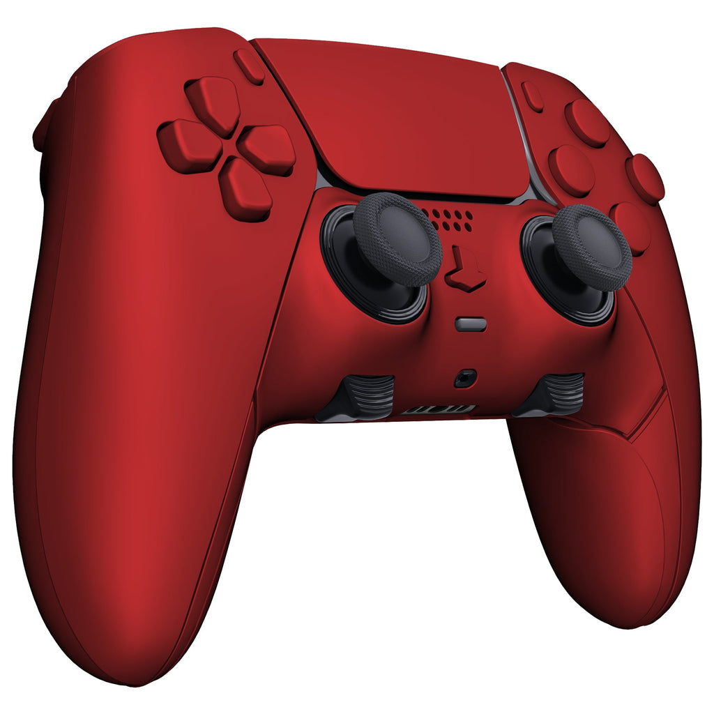 eXtremeRate Replacement Full Set Shells with Buttons Compatible with PS5 Edge Controller - Scarlet Red eXtremeRate