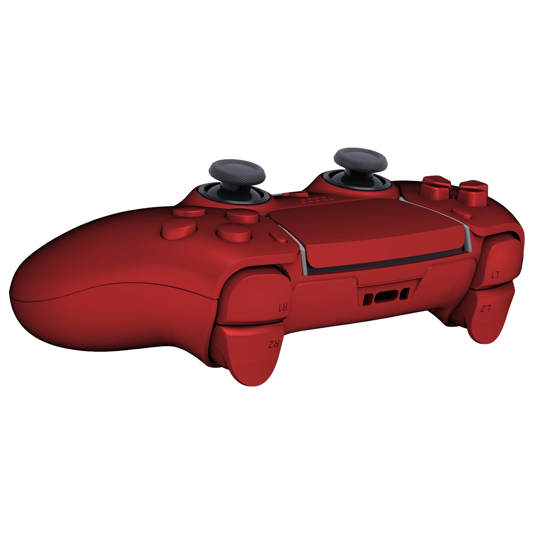 eXtremeRate Replacement Full Set Shells with Buttons Compatible with PS5 Edge Controller - Scarlet Red eXtremeRate