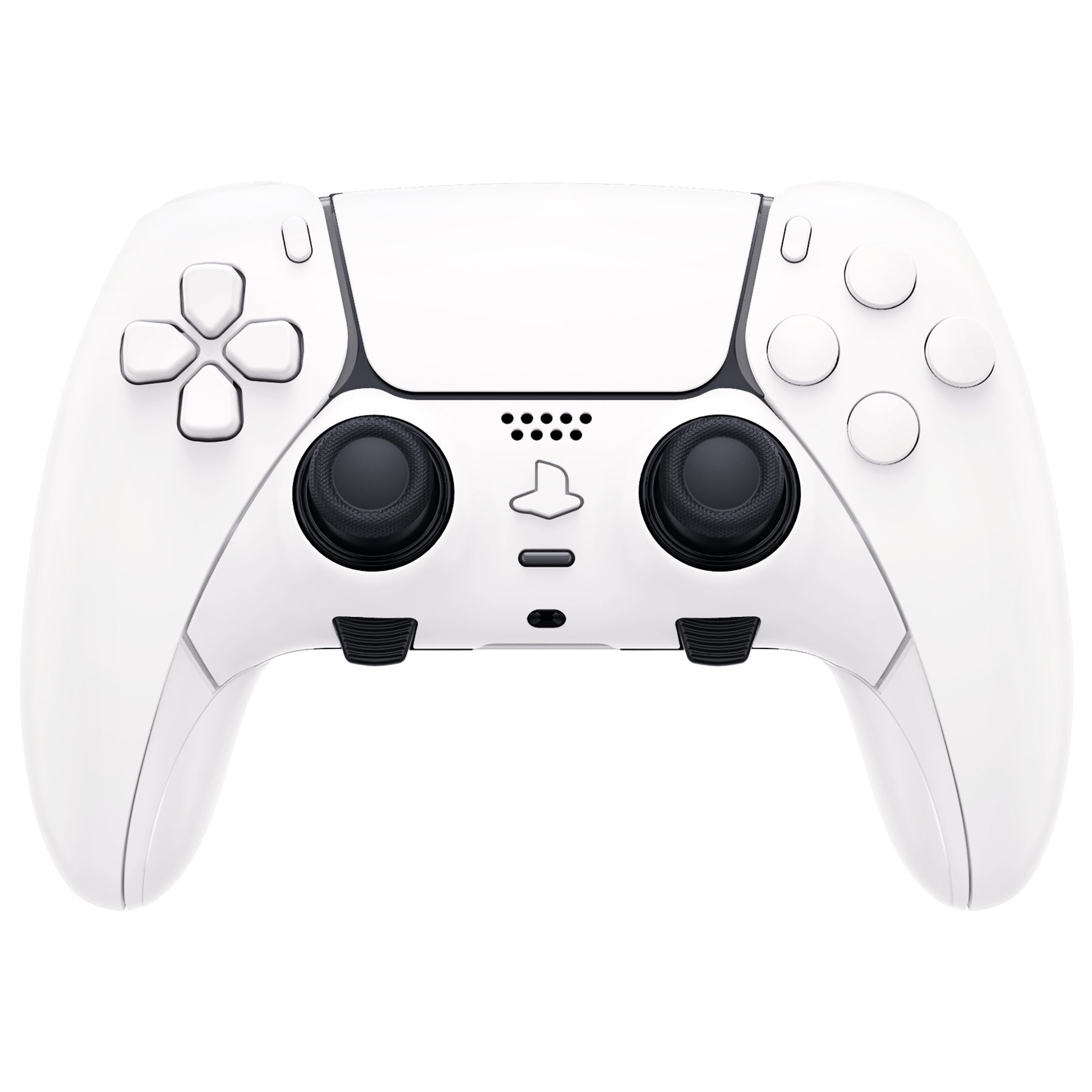 eXtremeRate Replacement Full Set Shells with Buttons Compatible with PS5 Edge Controller - White eXtremeRate