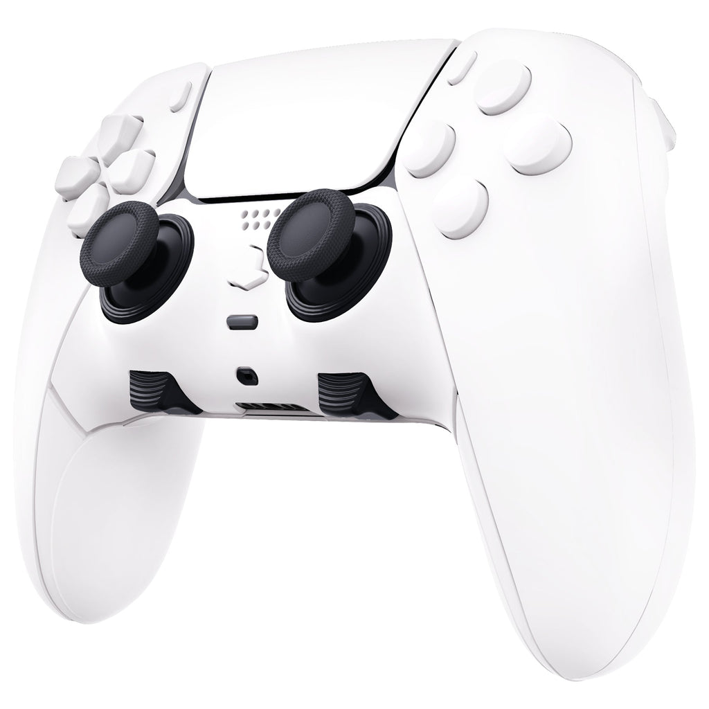 eXtremeRate Replacement Full Set Shells with Buttons Compatible with PS5 Edge Controller - White eXtremeRate